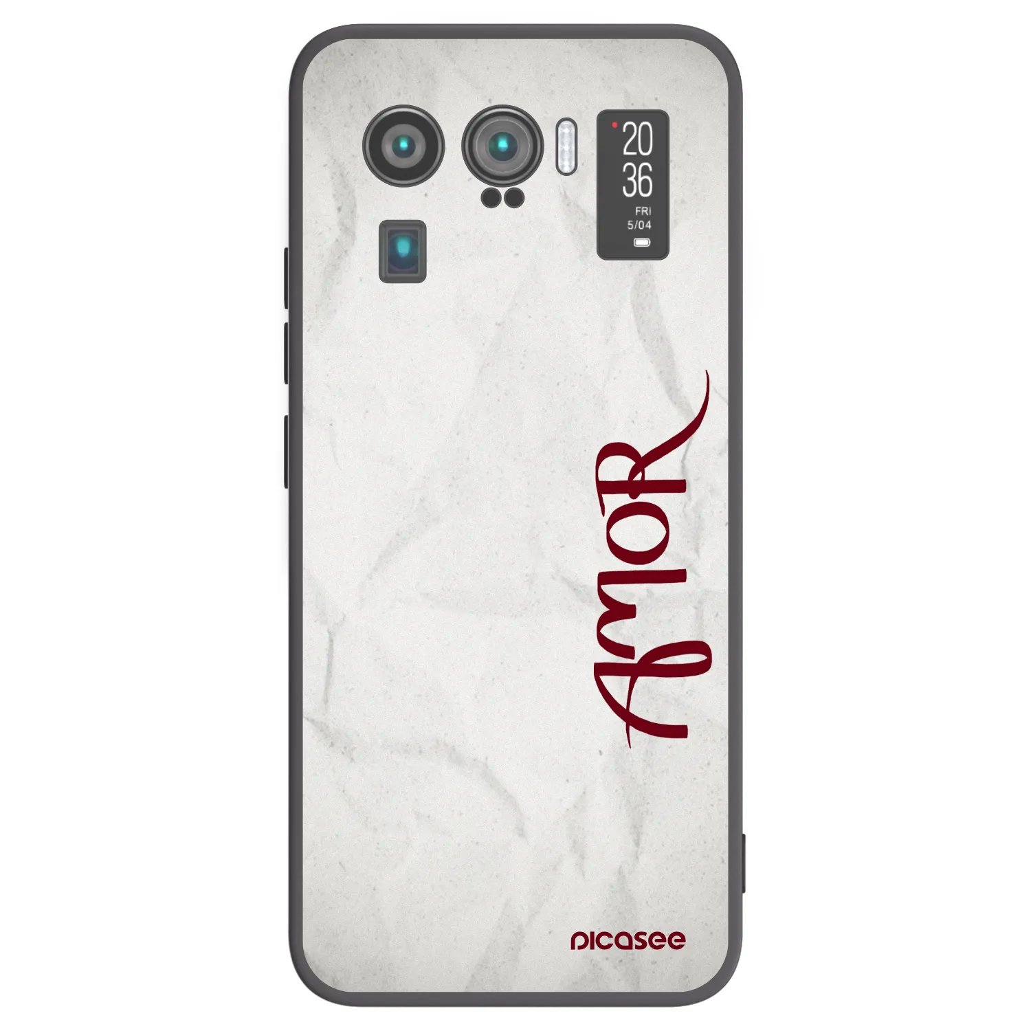 Picasee silikonski črni ovitek za Xiaomi Mi 11 Ultra - Amor