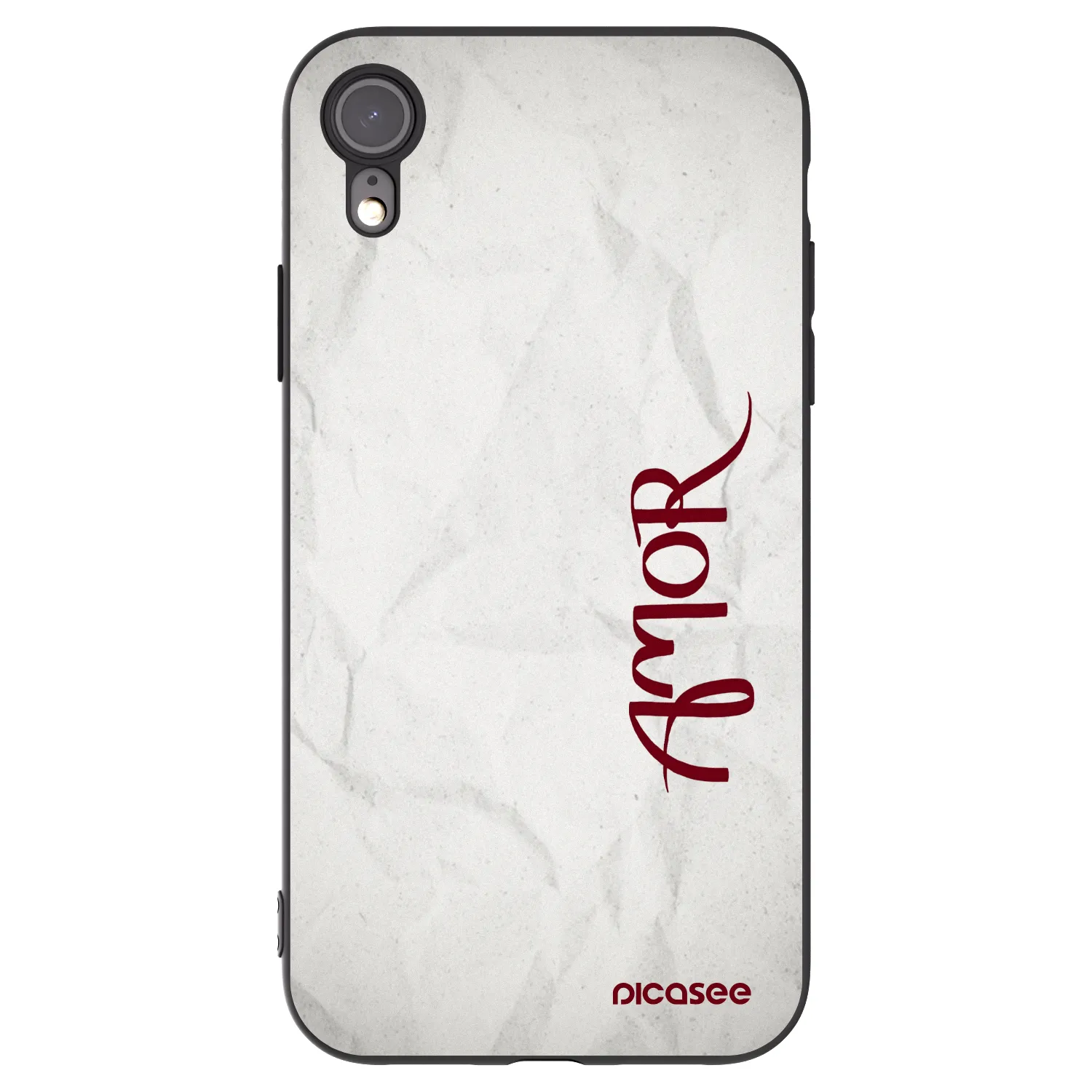 Picasee silikonski črni ovitek za Apple iPhone 6 Plus/6S Plus - Amor