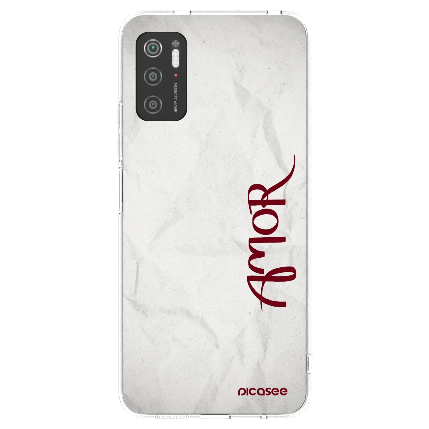Picasee silikonski prozorni ovitek za Xiaomi Poco M3 Pro 5G - Amor