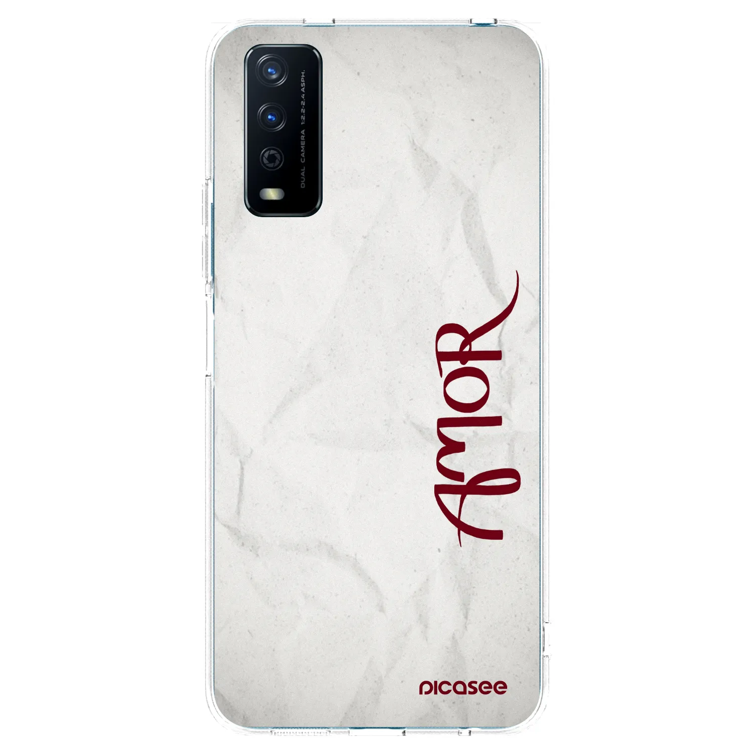 Picasee silikonski prozorni ovitek za Vivo Y11s - Amor