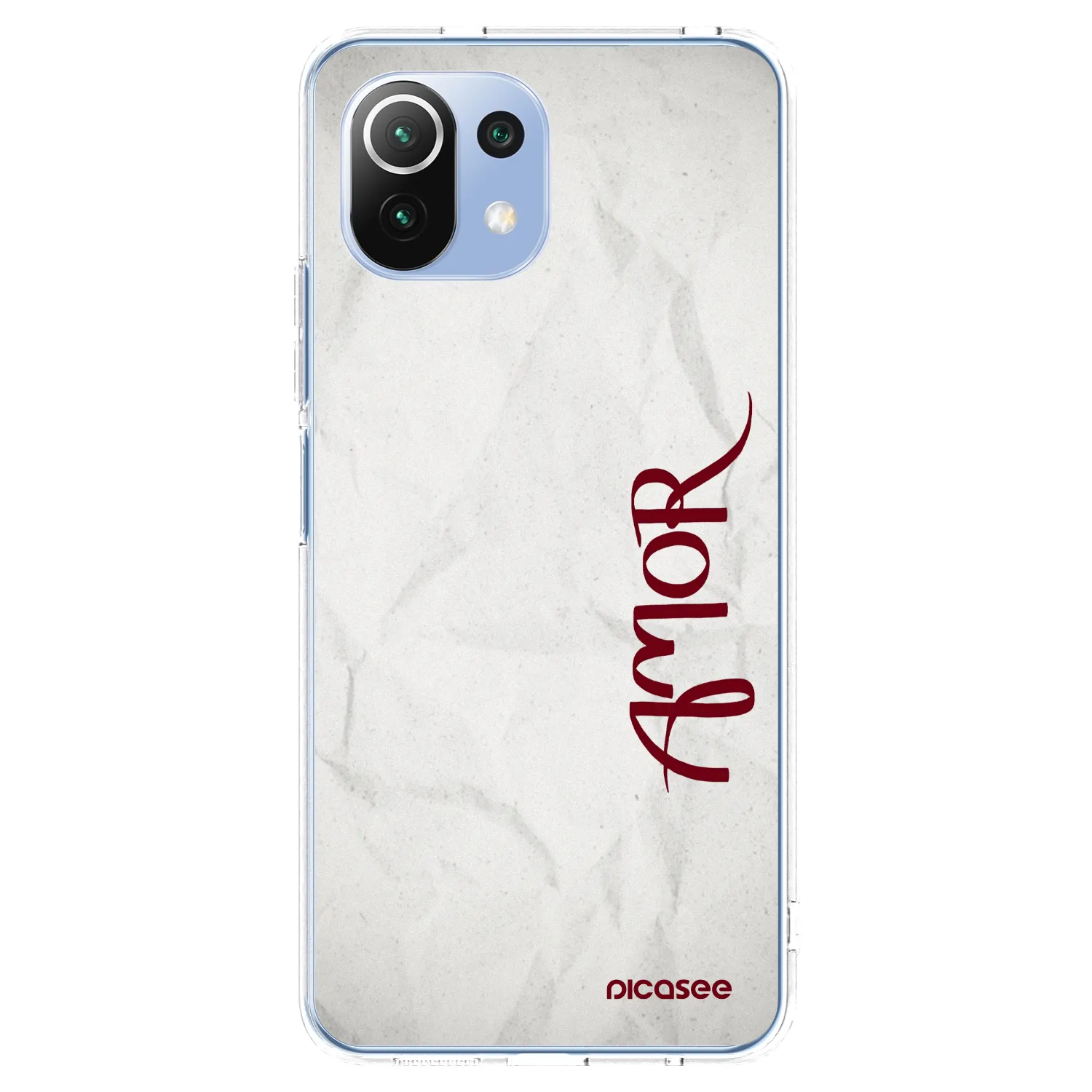 Picasee silikonski prozorni ovitek za Xiaomi 11 Lite 5G NE - Amor
