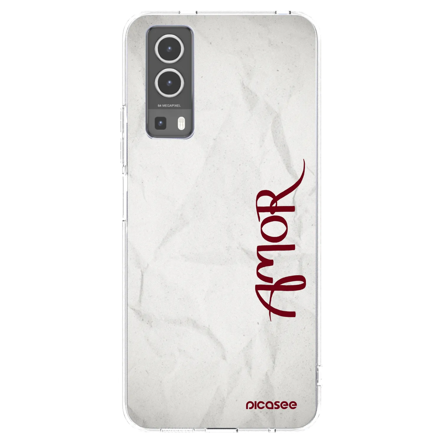 Picasee silikonski prozorni ovitek za Vivo Y72 5G - Amor