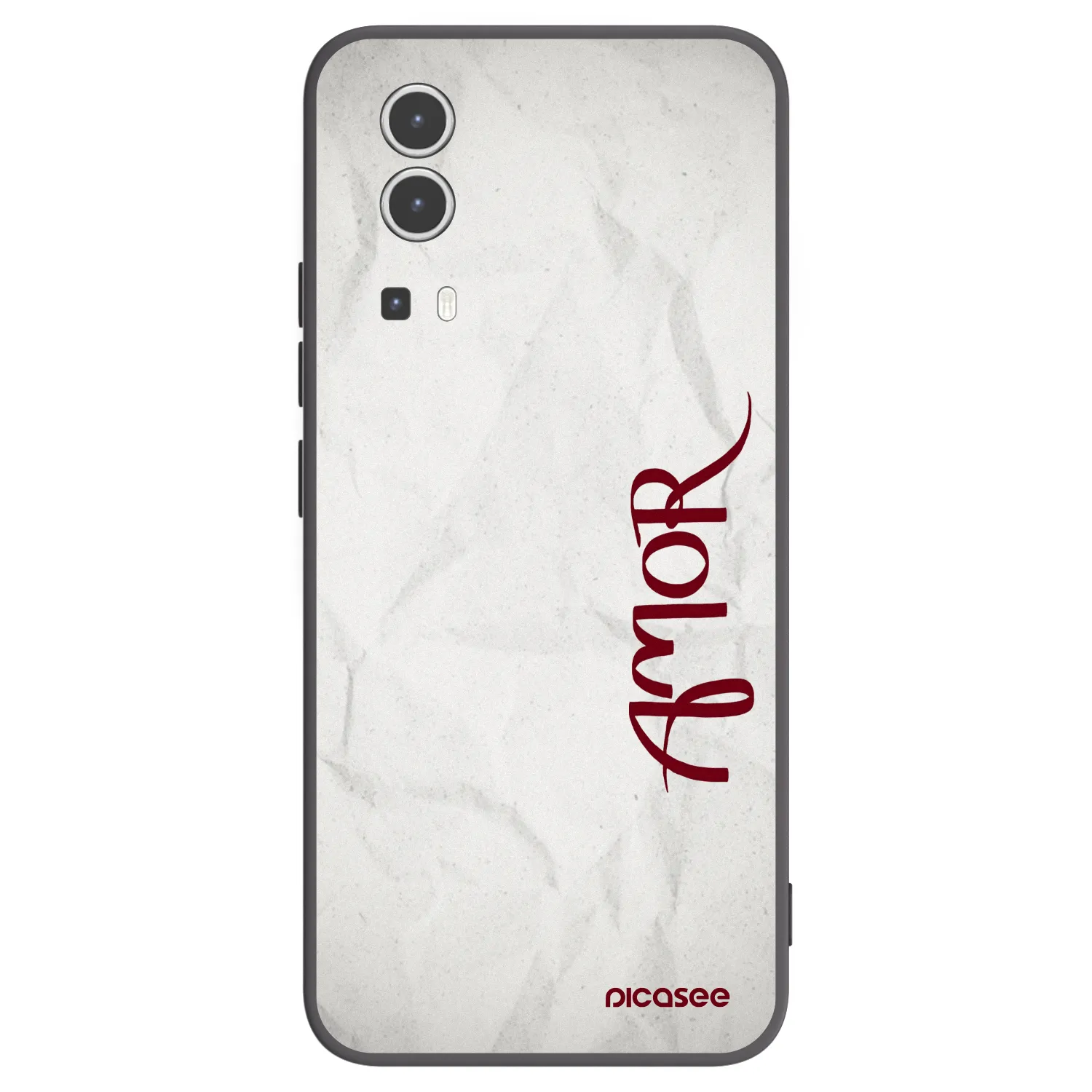 Picasee silikonski črni ovitek za Vivo Y72 5G - Amor
