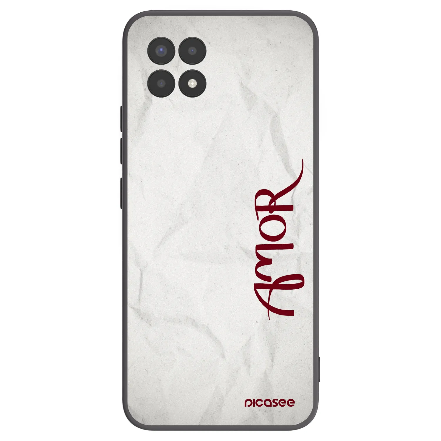 Picasee silikonski črni ovitek za Realme 8i - Amor