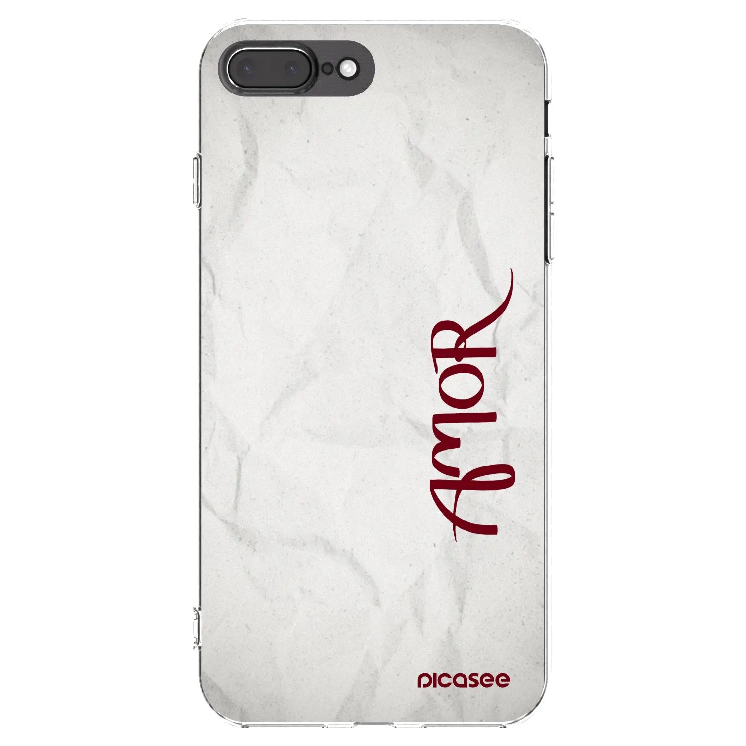 Picasee silikonski prozorni ovitek za Apple iPhone 7 Plus - Amor