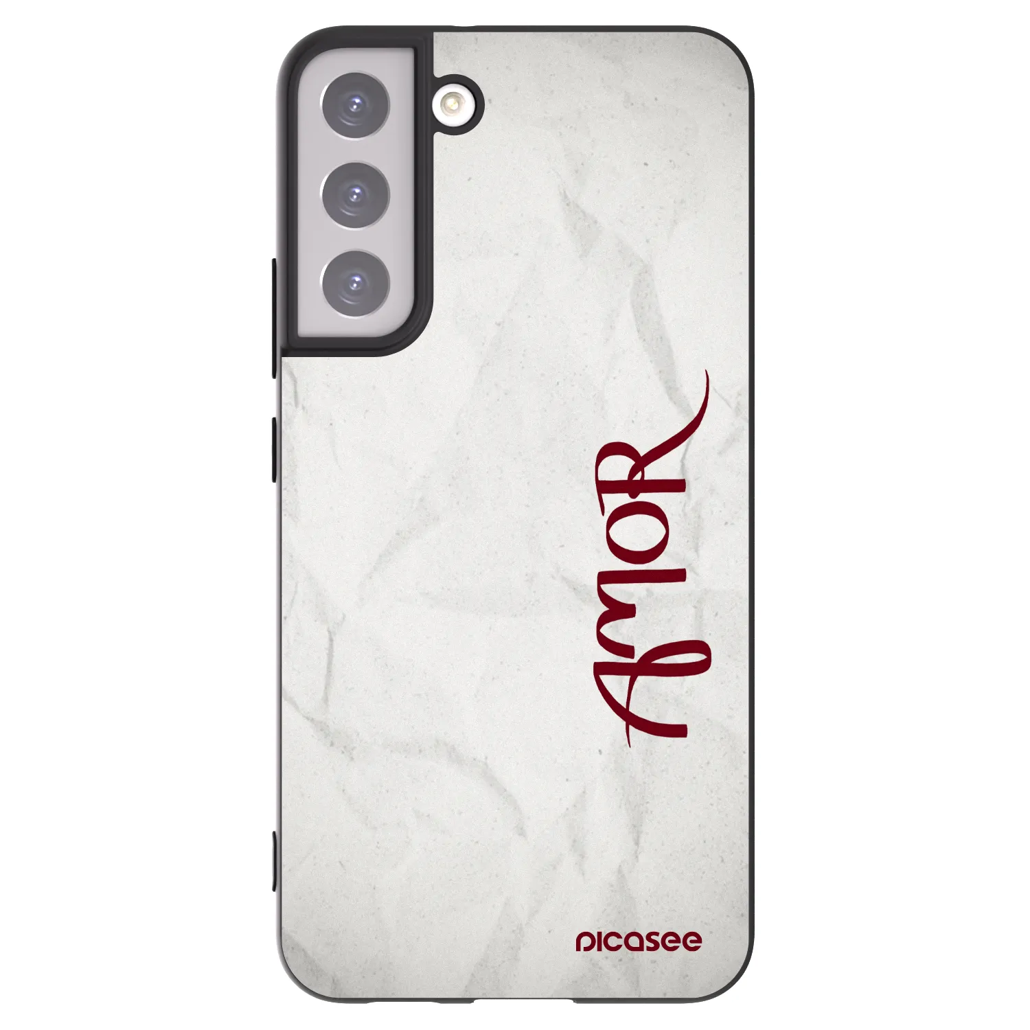 Picasee silikonski črni ovitek za Samsung Galaxy S22+ 5G - Amor