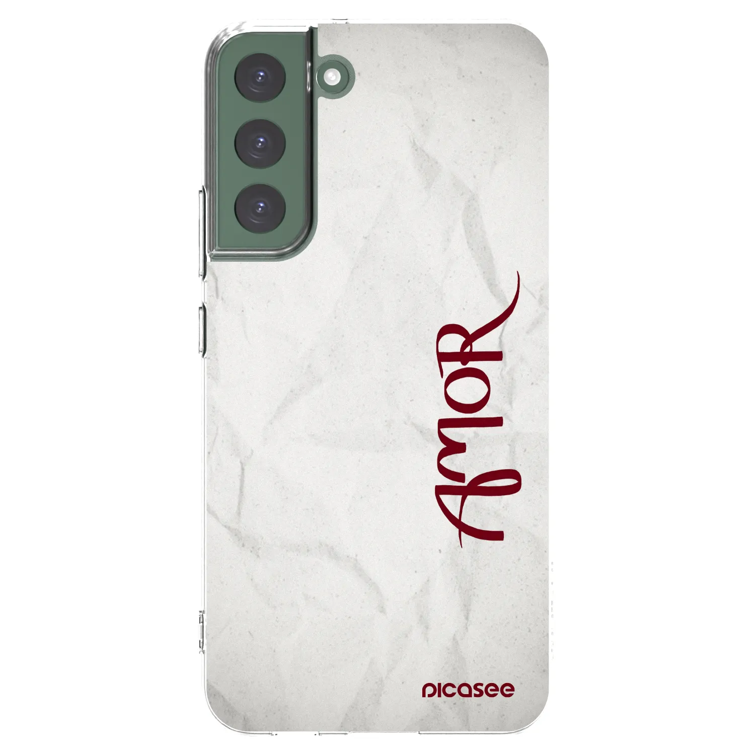 Picasee silikonski prozorni ovitek za Samsung Galaxy S22+ 5G - Amor