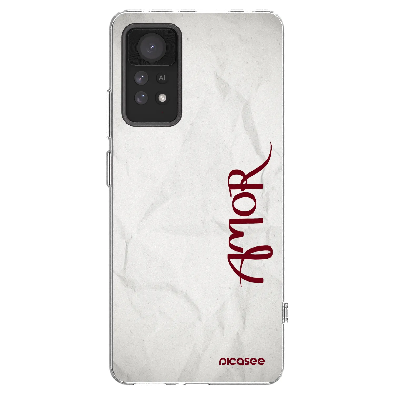Picasee silikonski prozorni ovitek za Xiaomi Redmi Note 11 Pro 5G - Amor