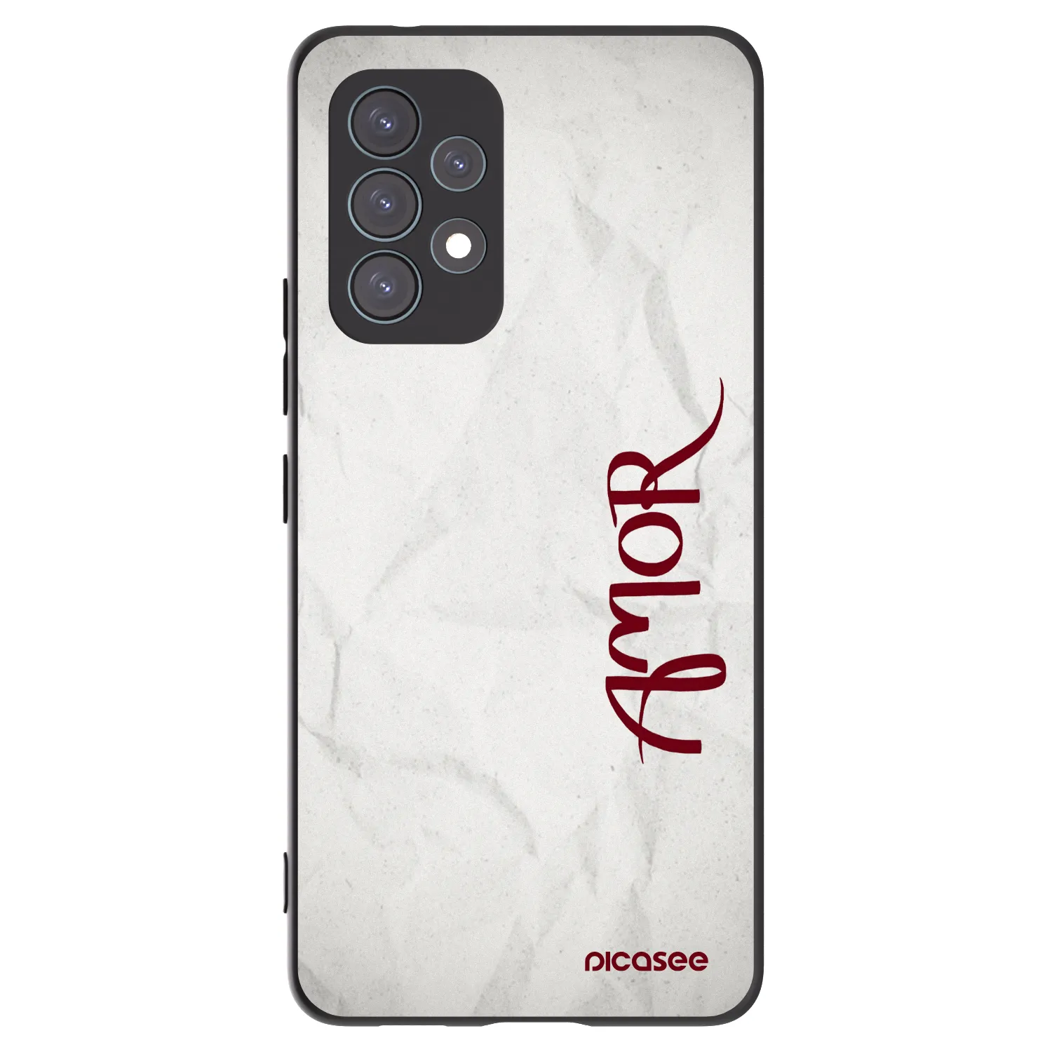 Picasee silikonski črni ovitek za Samsung Galaxy A53 5G A536 - Amor