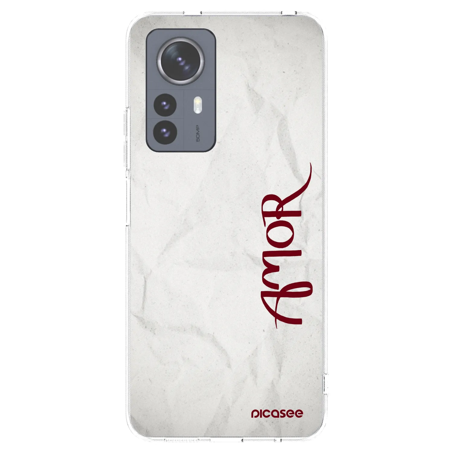 Picasee silikonski prozorni ovitek za Xiaomi 12 Pro - Amor