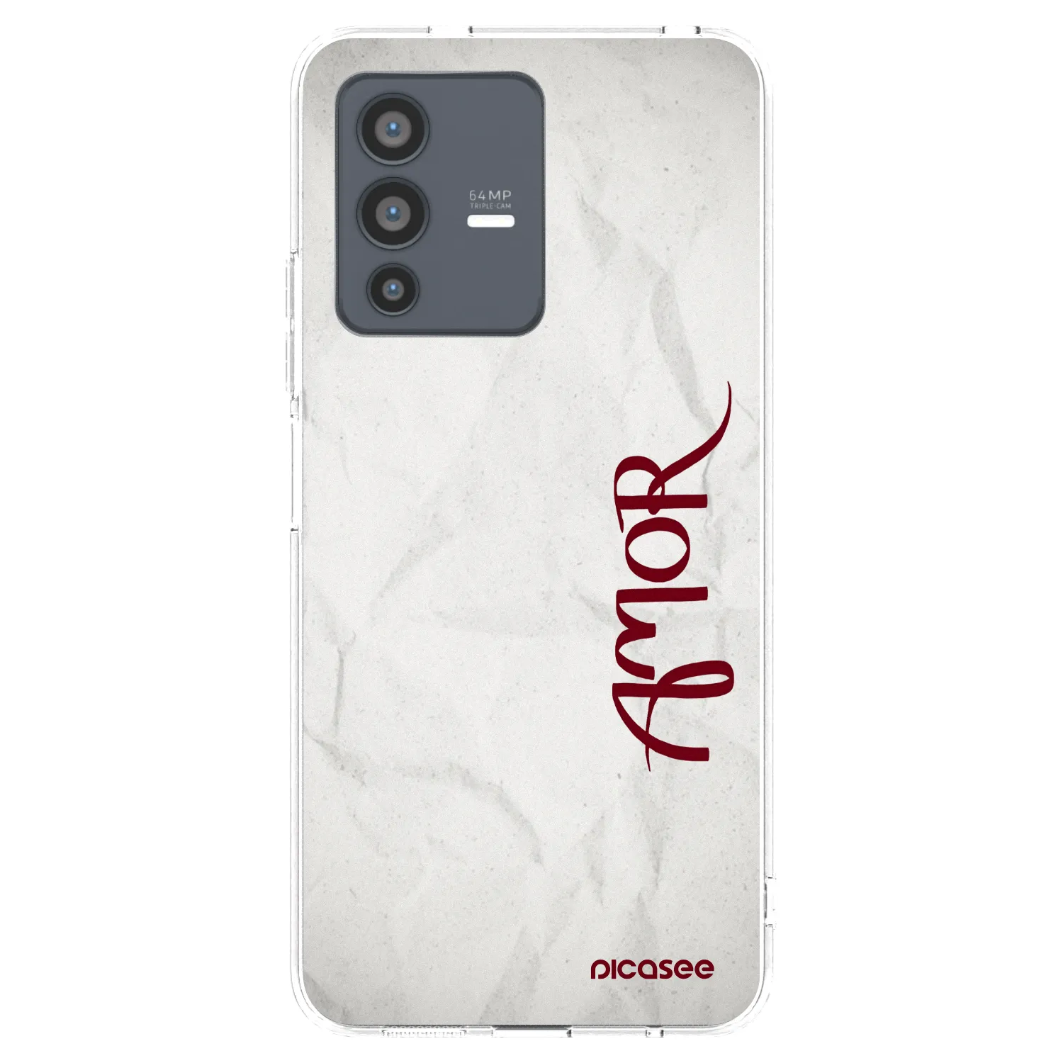 Picasee silikonski prozorni ovitek za Vivo V23 5G - Amor