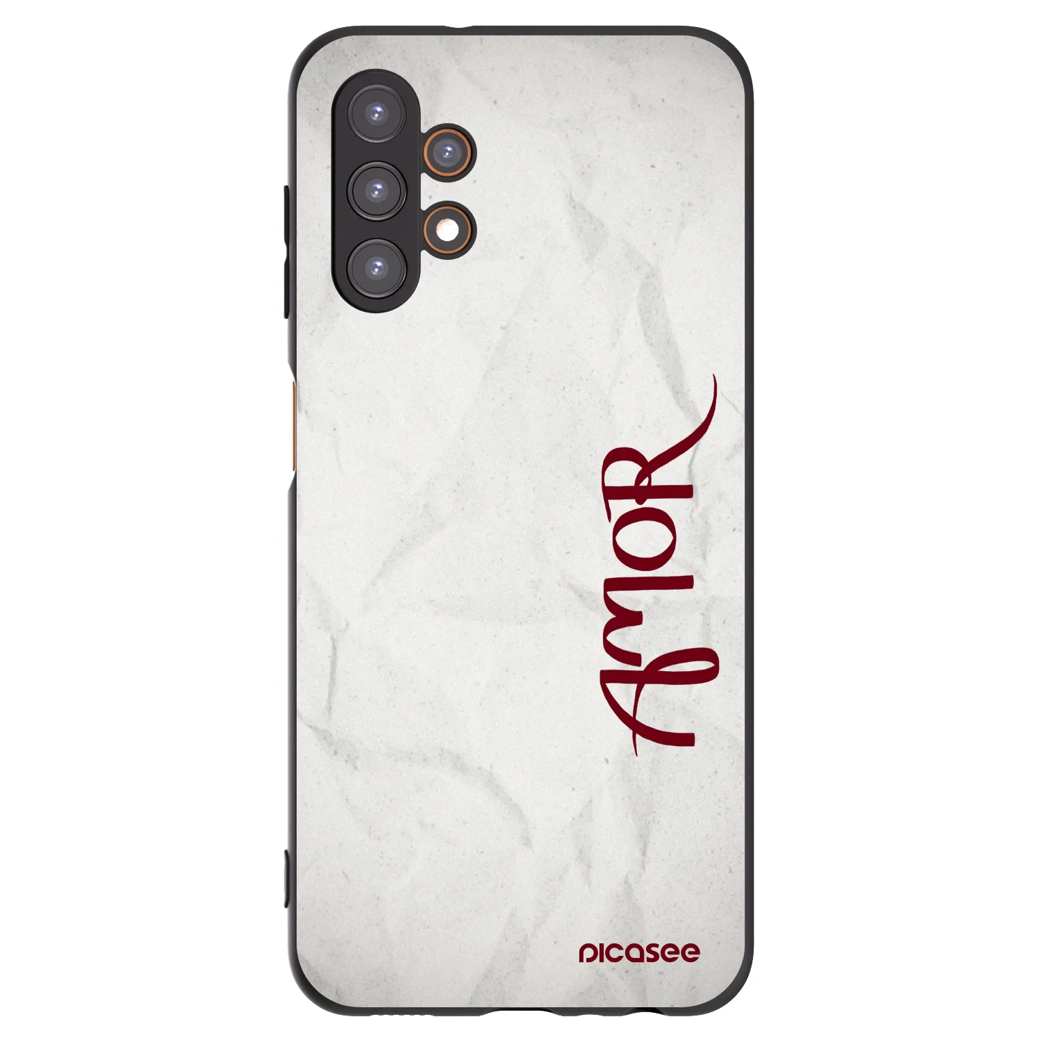 Picasee silikonski črni ovitek za Samsung Galaxy A13 4G A135 - Amor