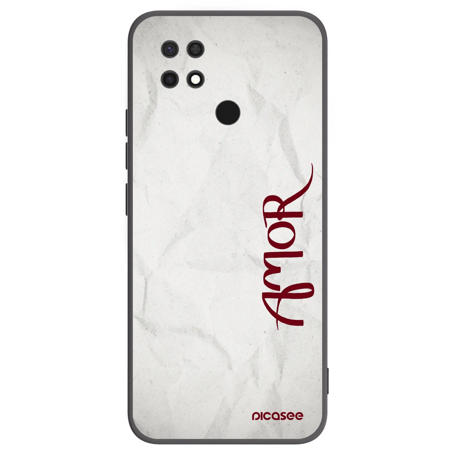 Picasee silikonski črni ovitek za Xiaomi Redmi 10C - Amor
