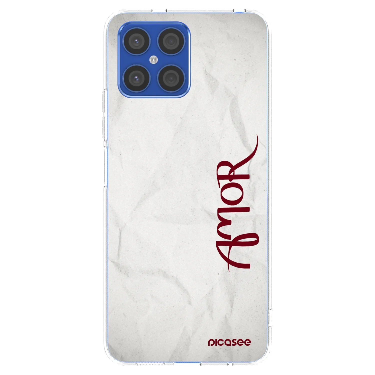Picasee silikonski prozorni ovitek za Honor X8 4G - Amor