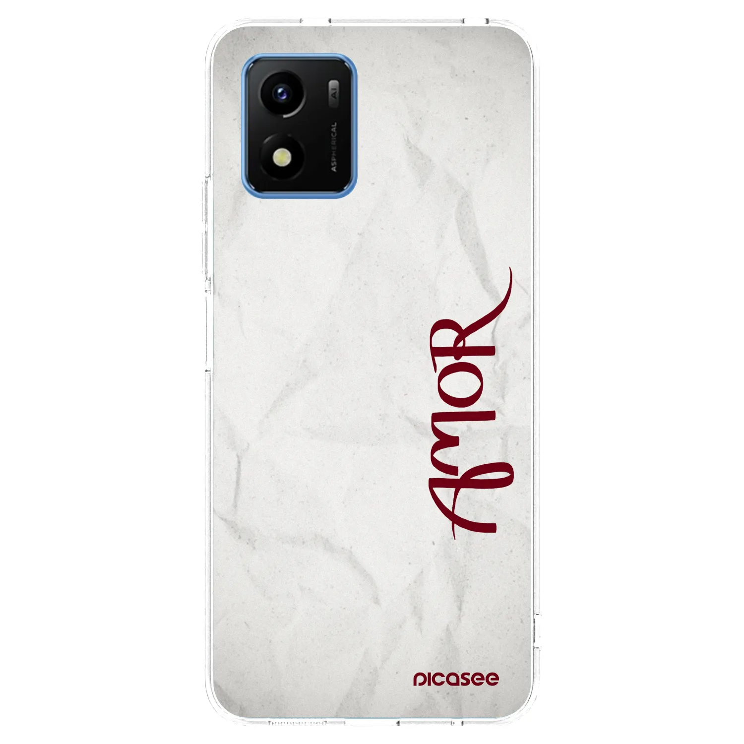 Picasee silikonski prozorni ovitek za Vivo Y01 - Amor