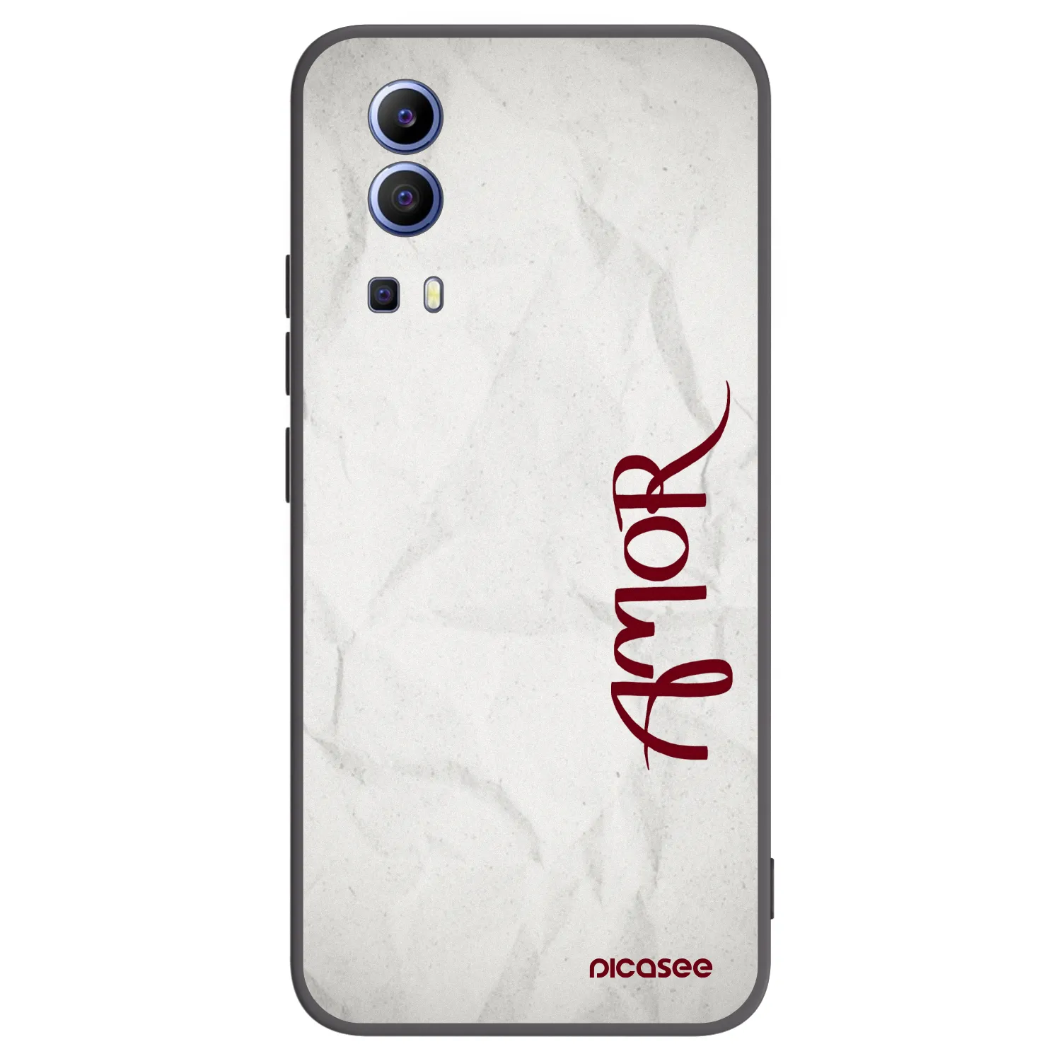 Picasee silikonski črni ovitek za Vivo Y52 5G - Amor