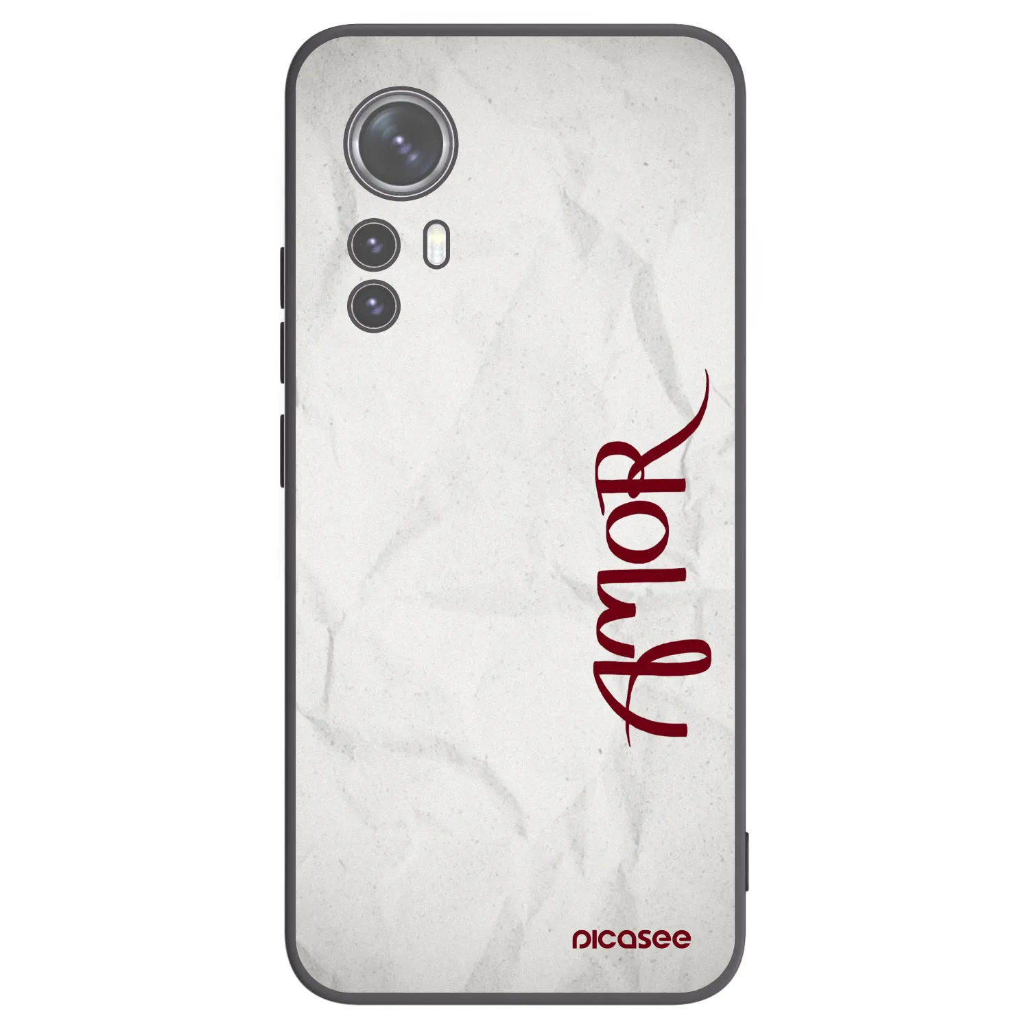 Picasee silikonski črni ovitek za Xiaomi 12X - Amor