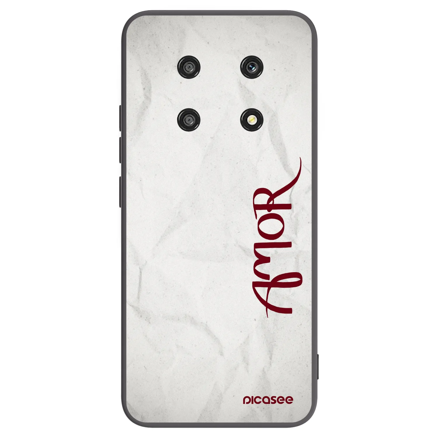 Picasee silikonski črni ovitek za Honor Magic4 Lite 5G - Amor