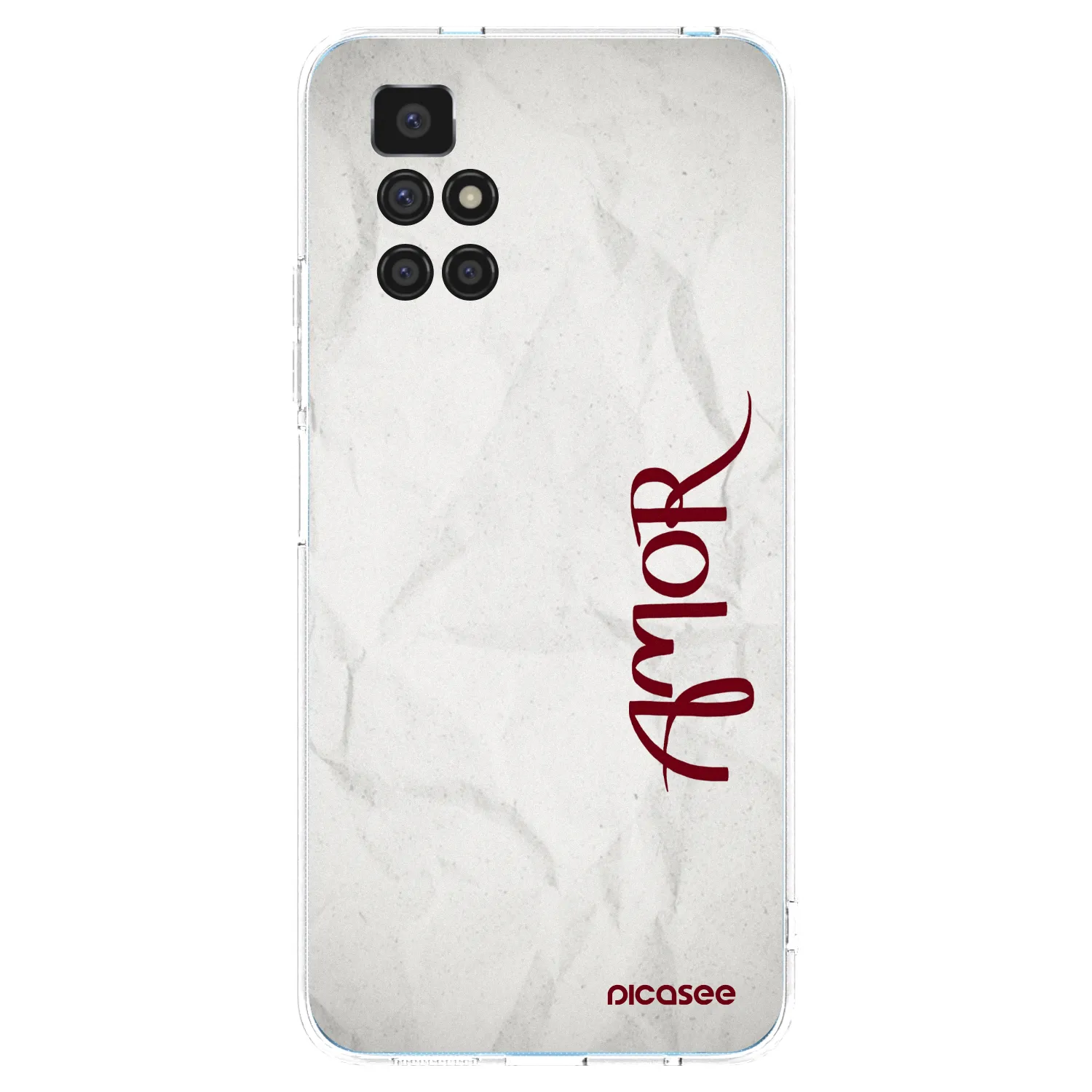 Picasee silikonski prozorni ovitek za Xiaomi Redmi 10 (2022) - Amor