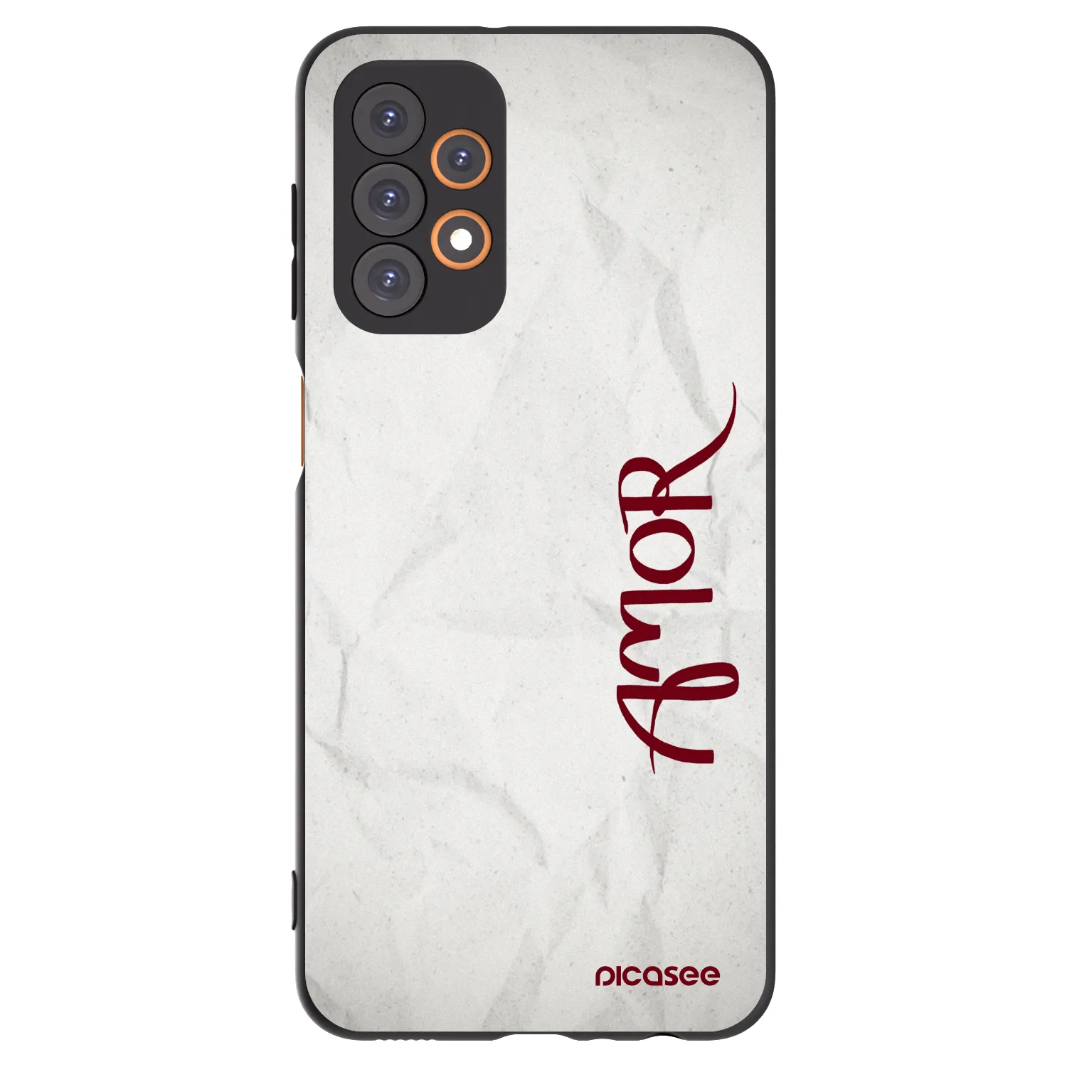 Picasee silikonski črni ovitek za Samsung Galaxy A23 A236B 5G - Amor