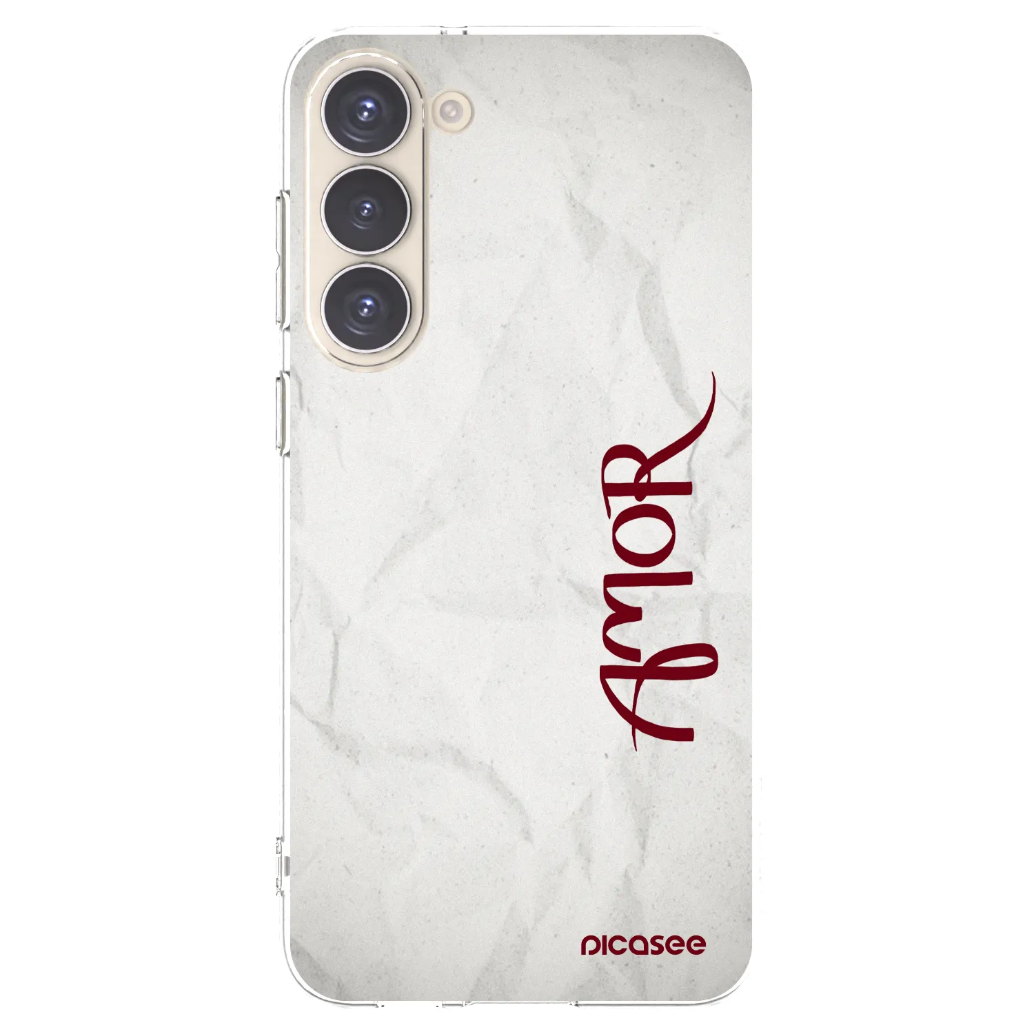 Picasee silikonski prozorni ovitek za Samsung Galaxy S23+ 5G - Amor