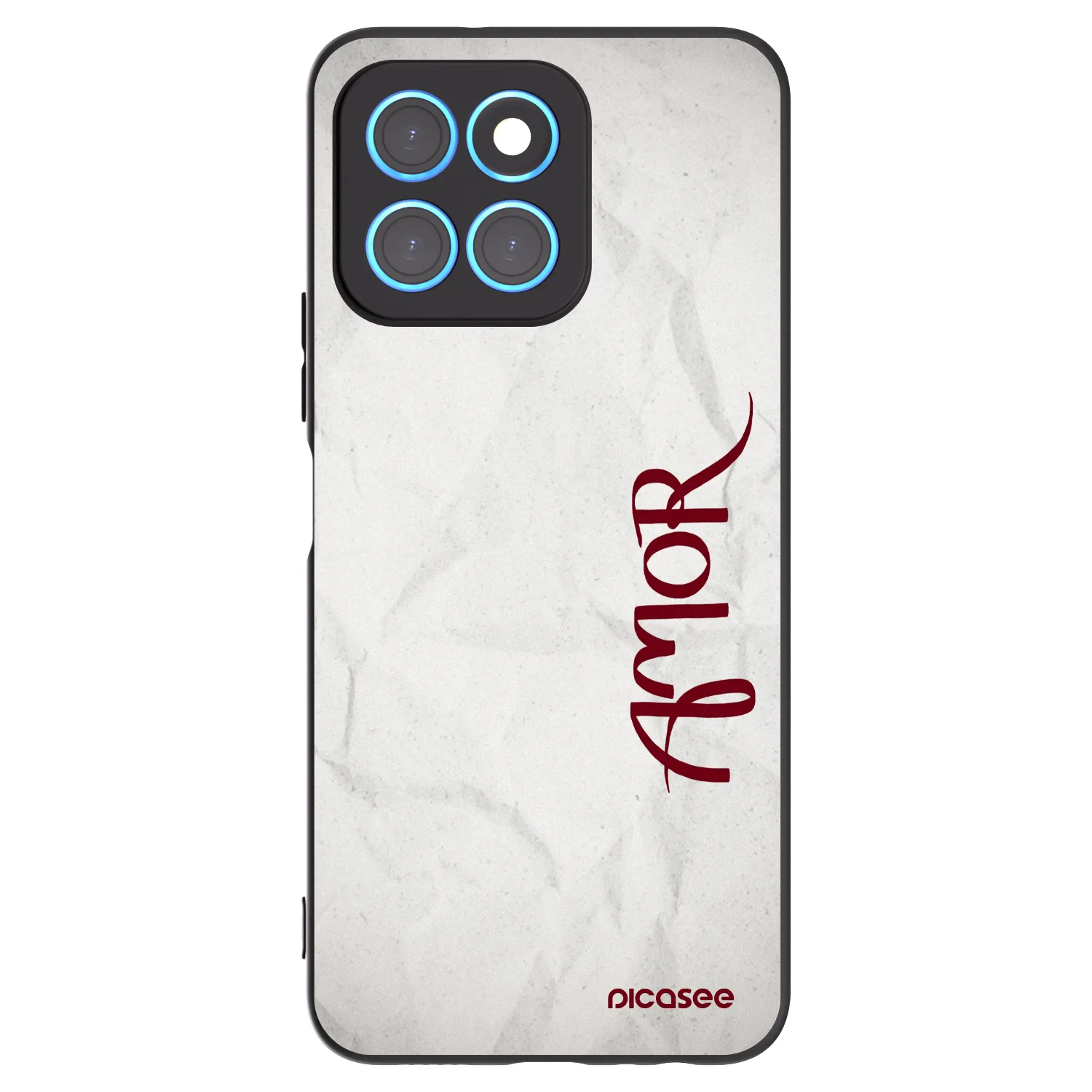 Picasee silikonski črni ovitek za Honor X6 - Amor