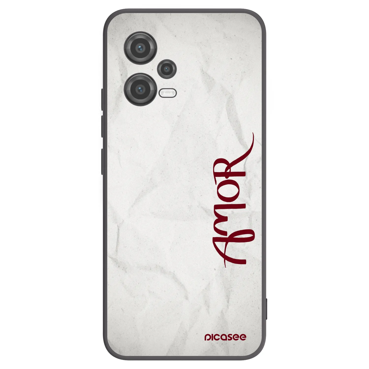 Picasee silikonski črni ovitek za Xiaomi Poco X5 - Amor