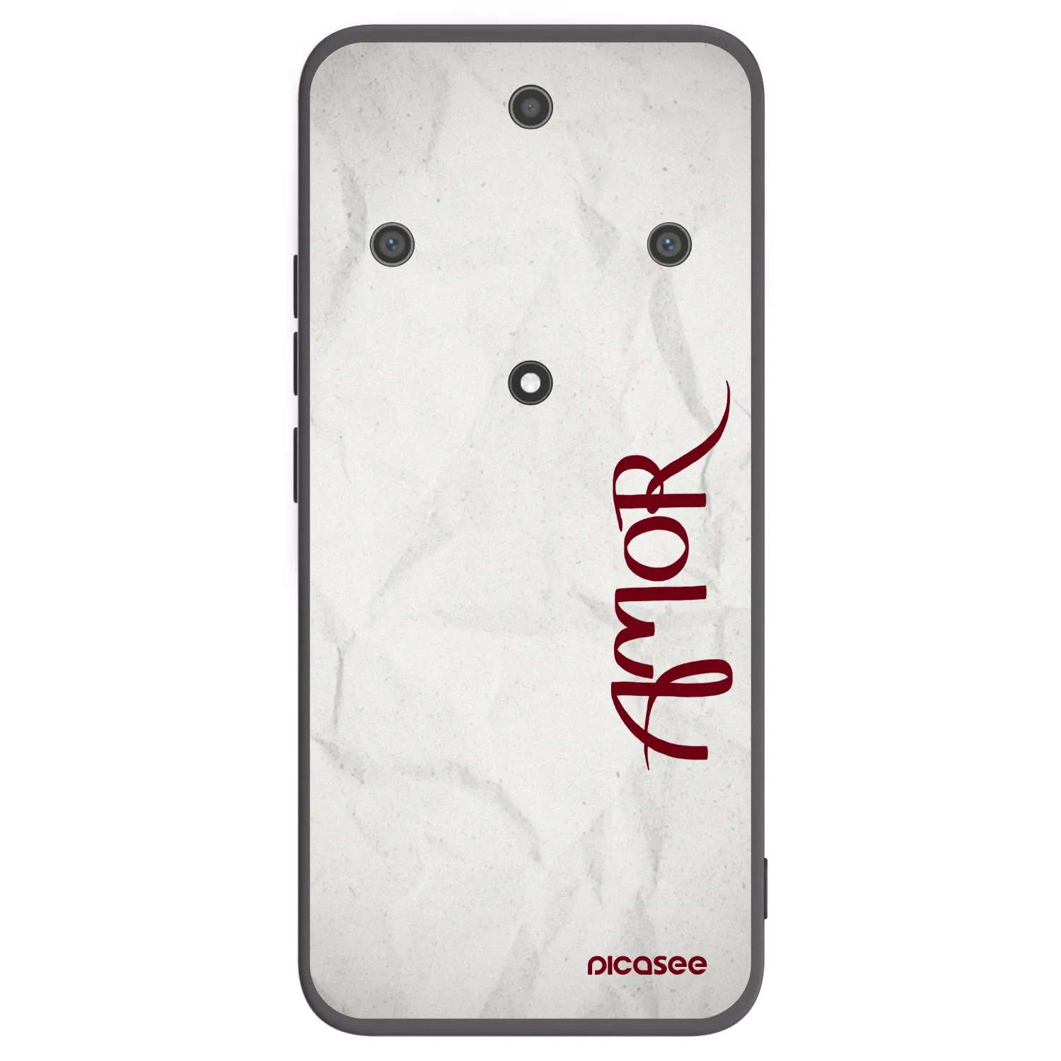 Picasee silikonski črni ovitek za Honor Magic5 Lite 5G - Amor