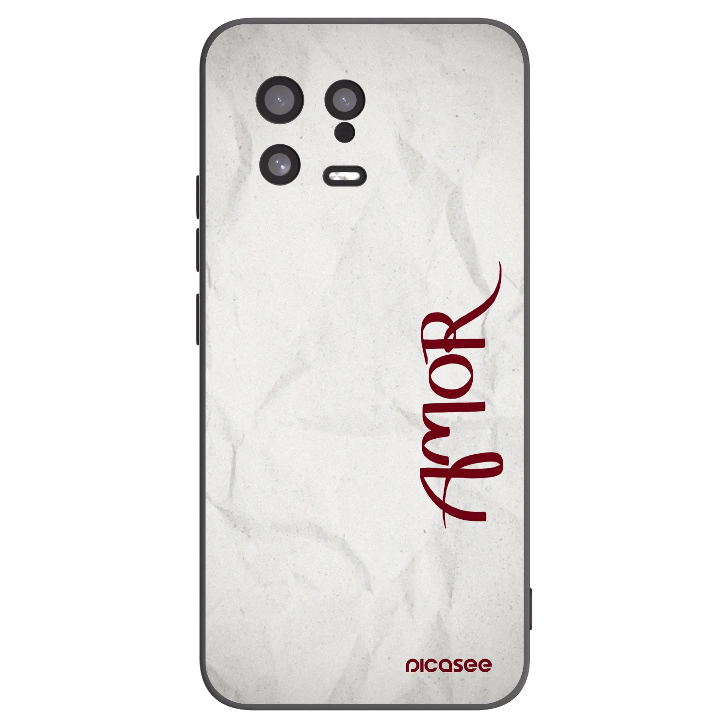 Picasee silikonski črni ovitek za Xiaomi 13 - Amor