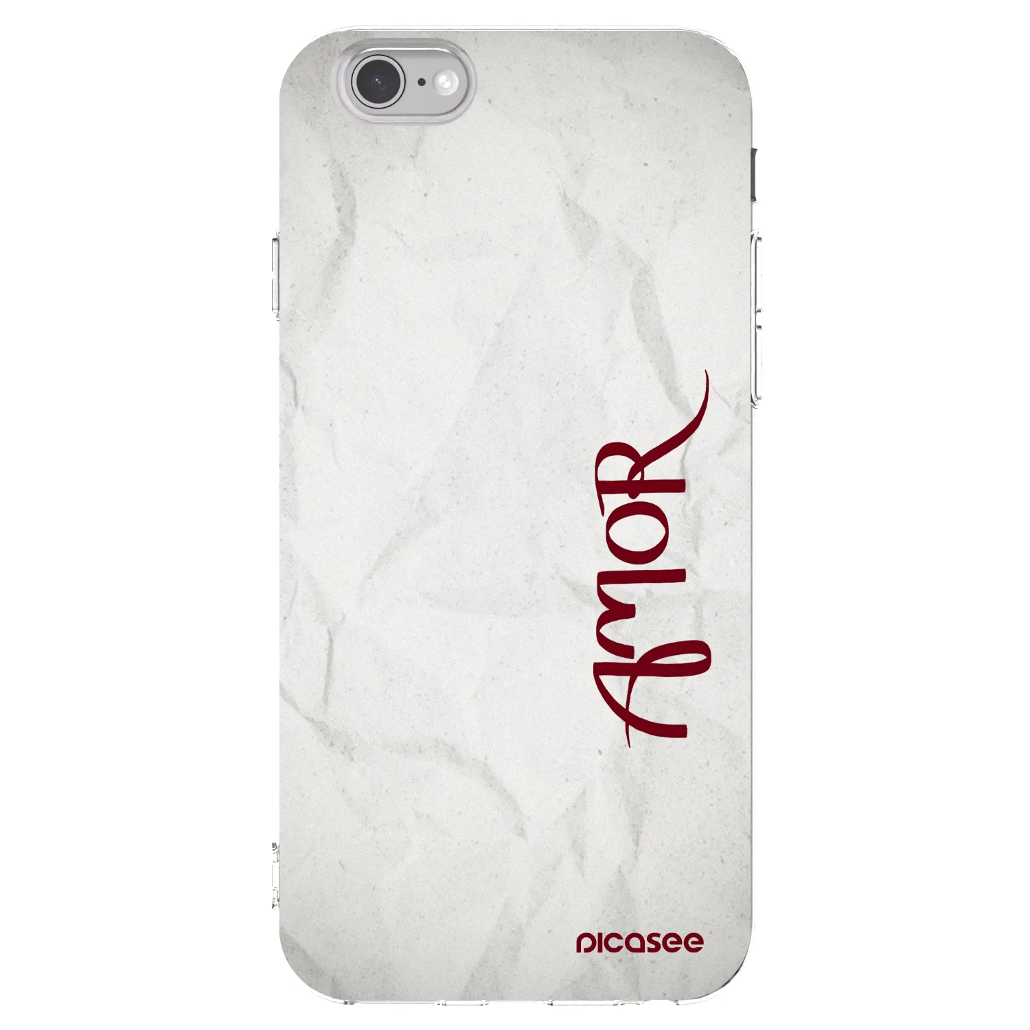 Picasee silikonski prozorni ovitek za Apple iPhone 6/6S - Amor