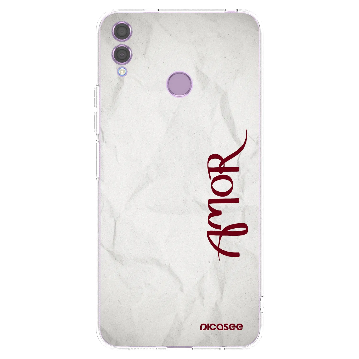 Picasee silikonski prozorni ovitek za Honor 8X - Amor