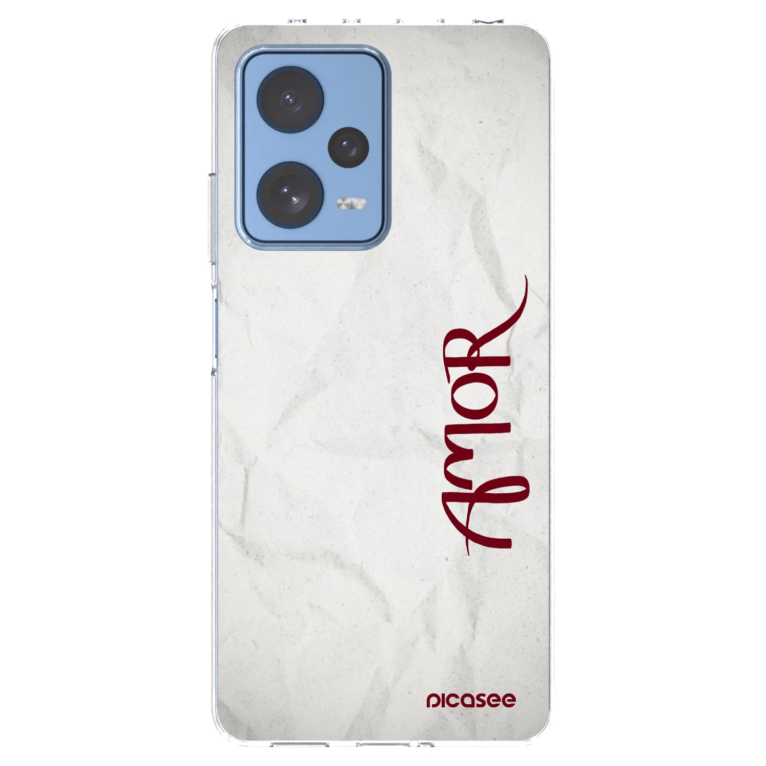Picasee silikonski prozorni ovitek za Xiaomi Redmi Note 12 Pro 5G - Amor