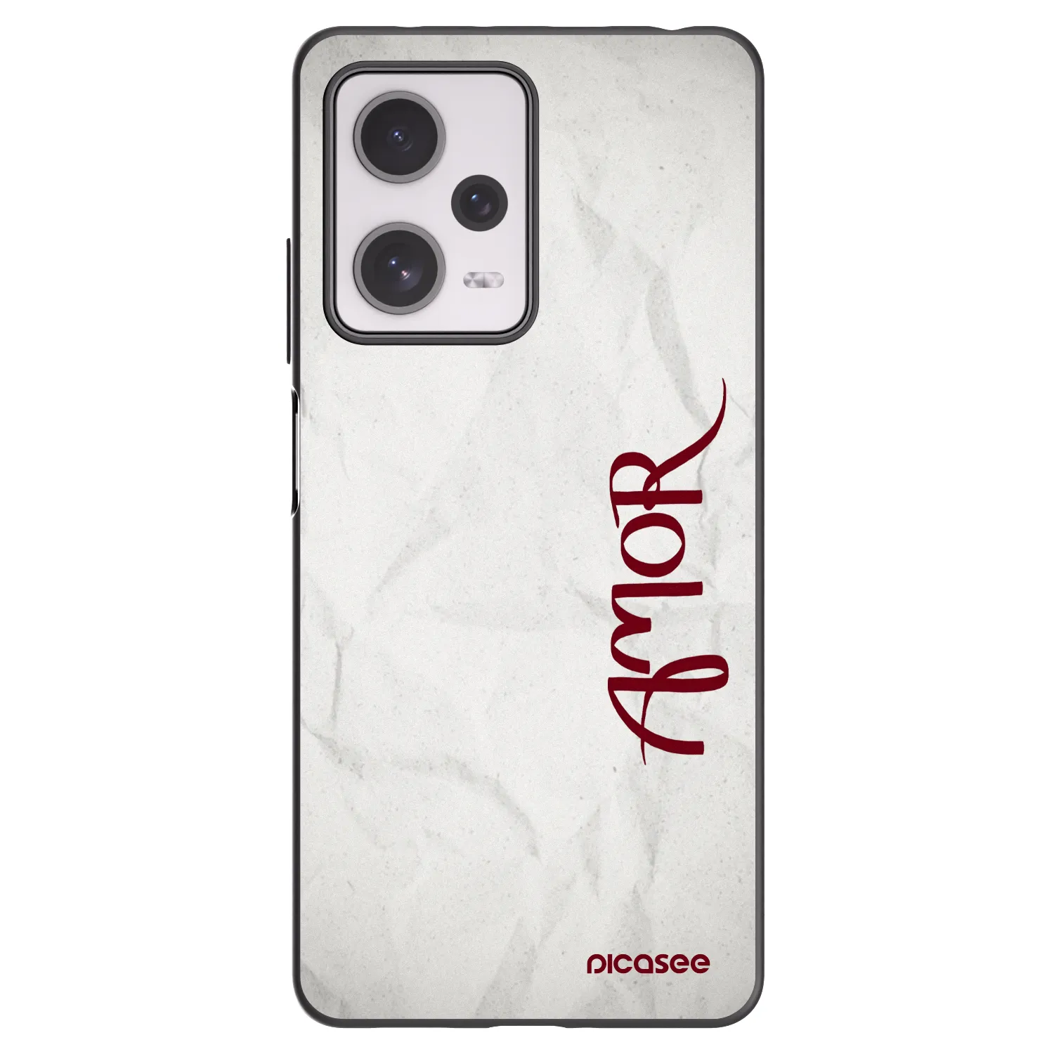 Picasee silikonski črni ovitek za Xiaomi Redmi Note 12 Pro+ 5G - Amor