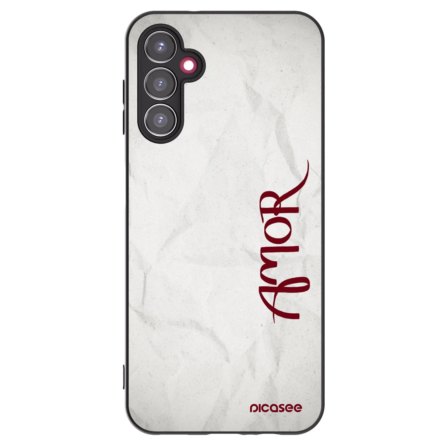 Picasee silikonski črni ovitek za Samsung Galaxy A14 4G A145R - Amor