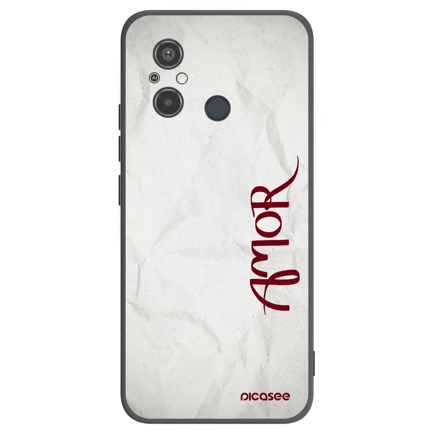 Picasee silikonski črni ovitek za Xiaomi Redmi 12C - Amor
