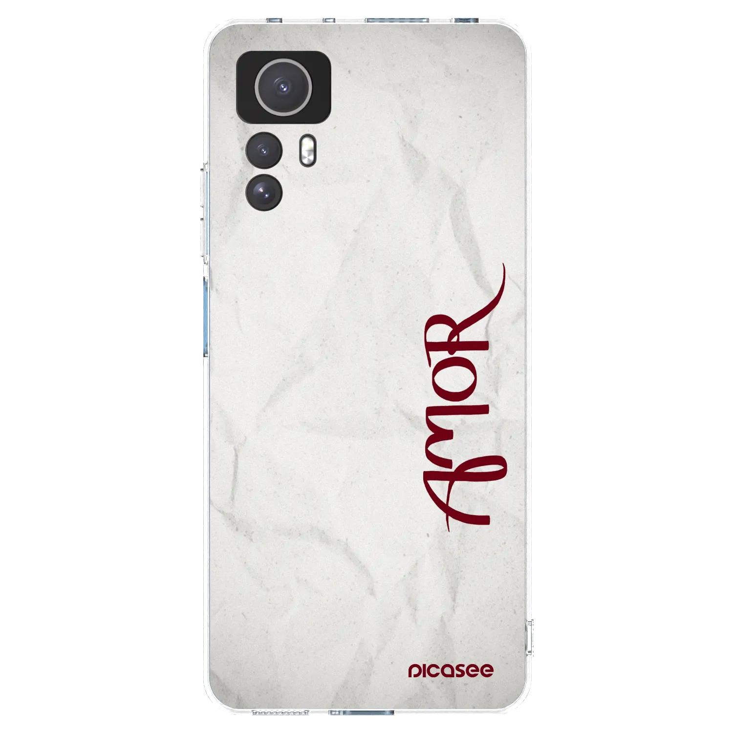 Picasee silikonski prozorni ovitek za Xiaomi Redmi Note 12S - Amor