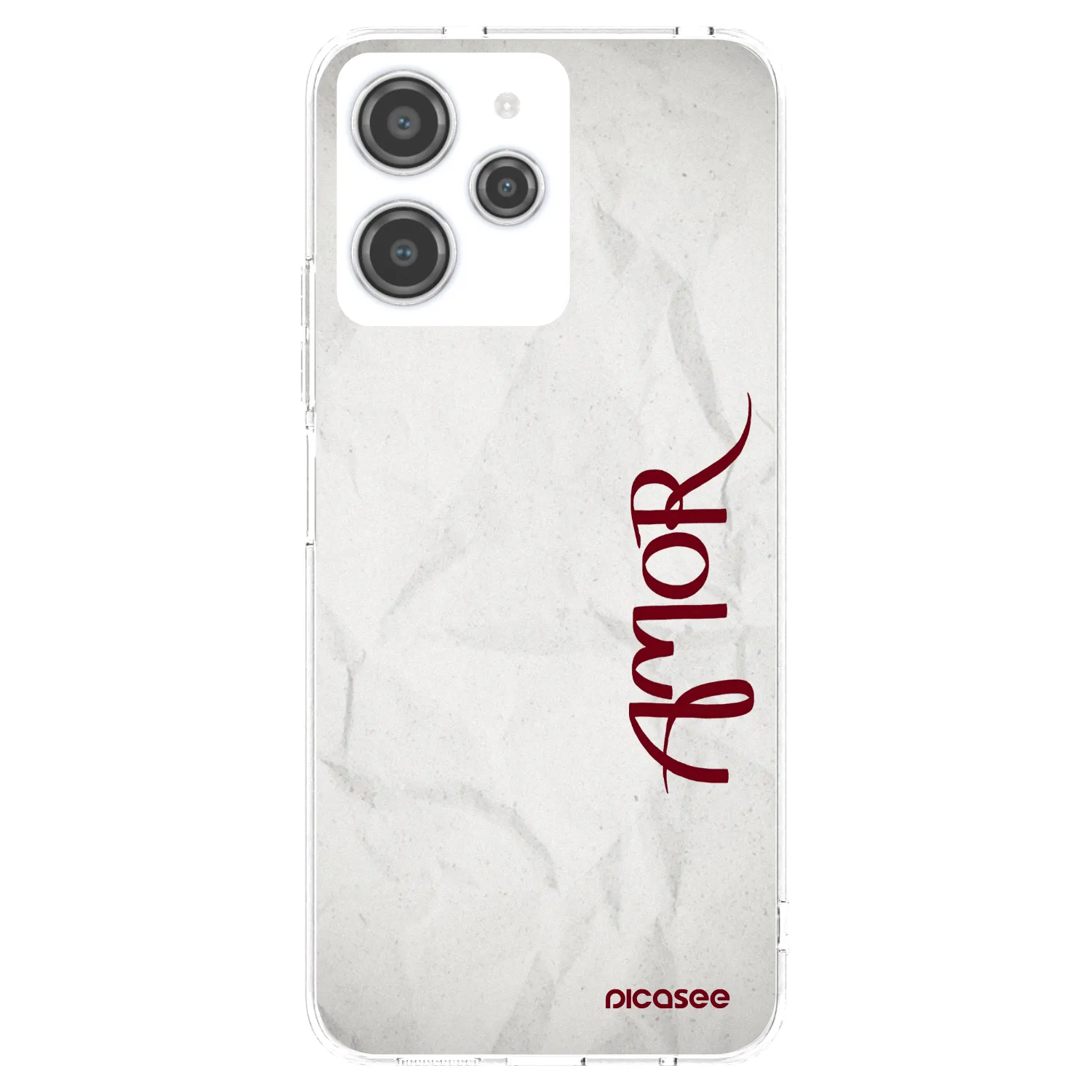 Picasee silikonski prozorni ovitek za Xiaomi Redmi 12 4G - Amor