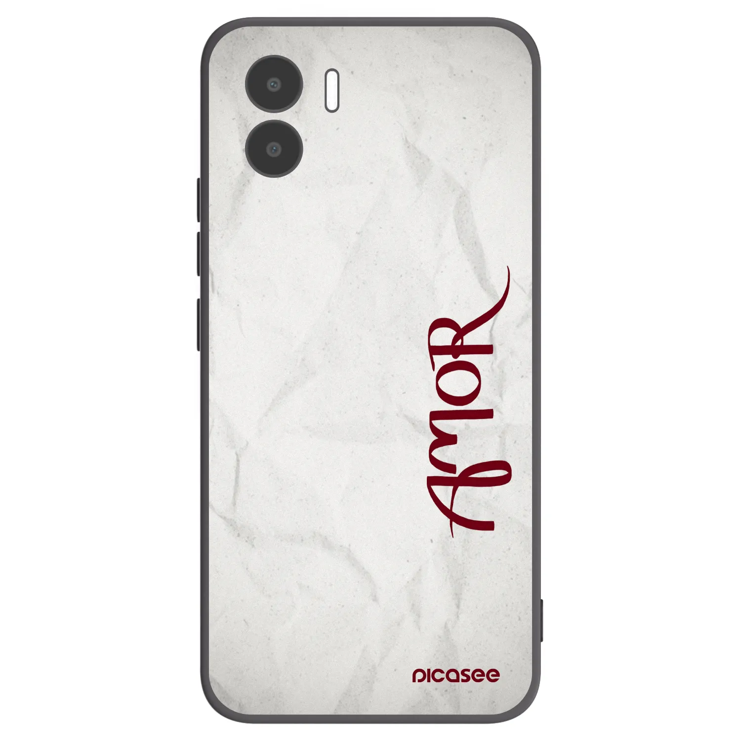 Picasee silikonski črni ovitek za Xiaomi Redmi A2 - Amor