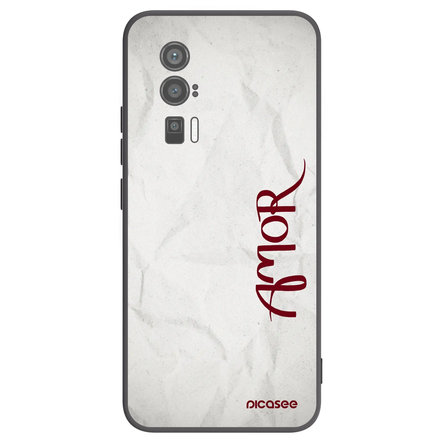 Picasee silikonski črni ovitek za Xiaomi Poco F5 Pro 5G - Amor