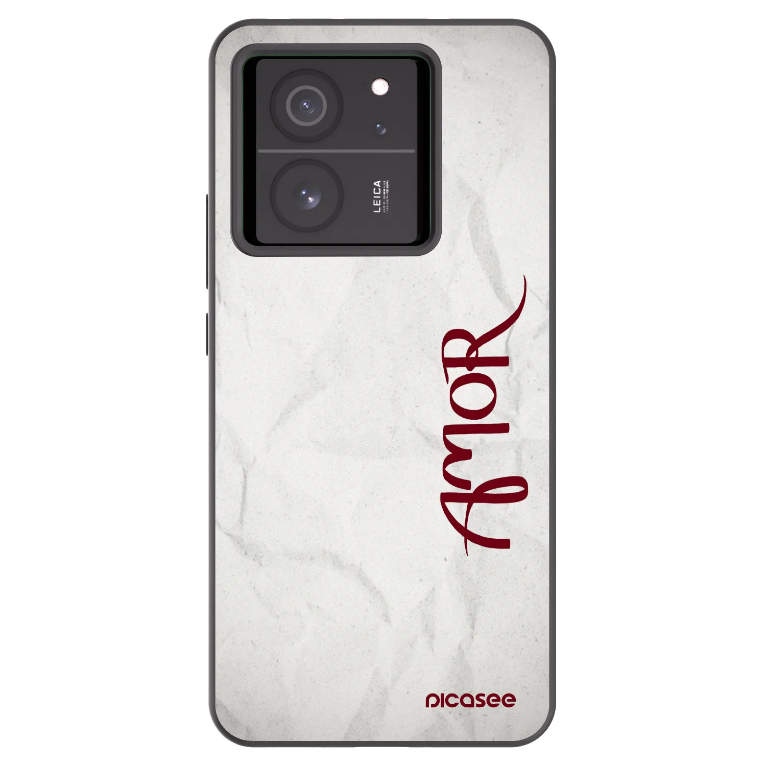 Picasee silikonski črni ovitek za Xiaomi 13T Pro - Amor