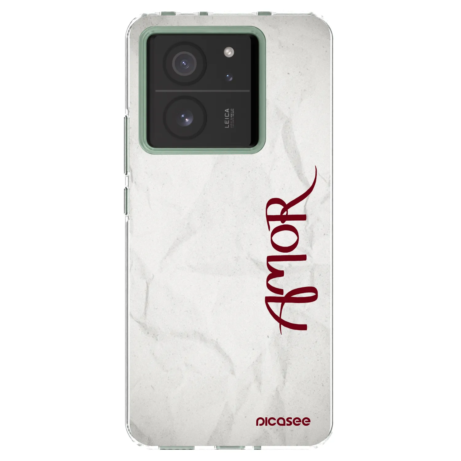 Picasee silikonski prozorni ovitek za Xiaomi 13T Pro - Amor