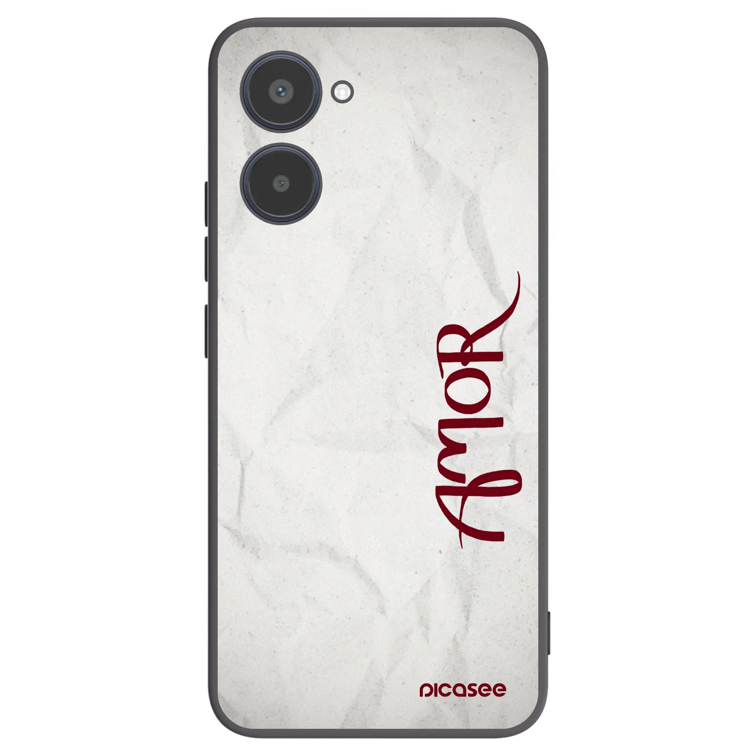 Picasee silikonski črni ovitek za Realme 10 4G - Amor