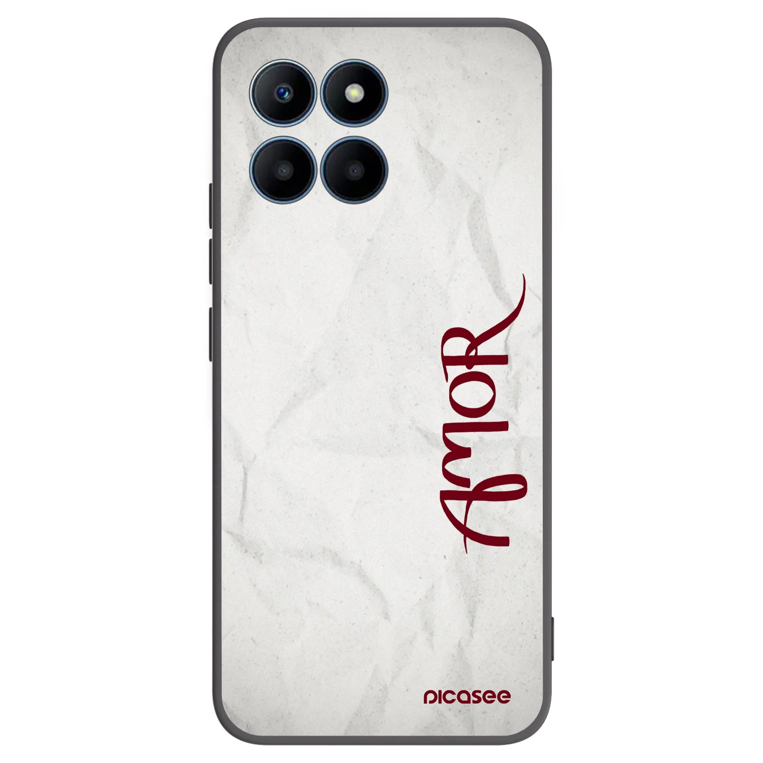 Picasee silikonski črni ovitek za Honor 70 Lite - Amor