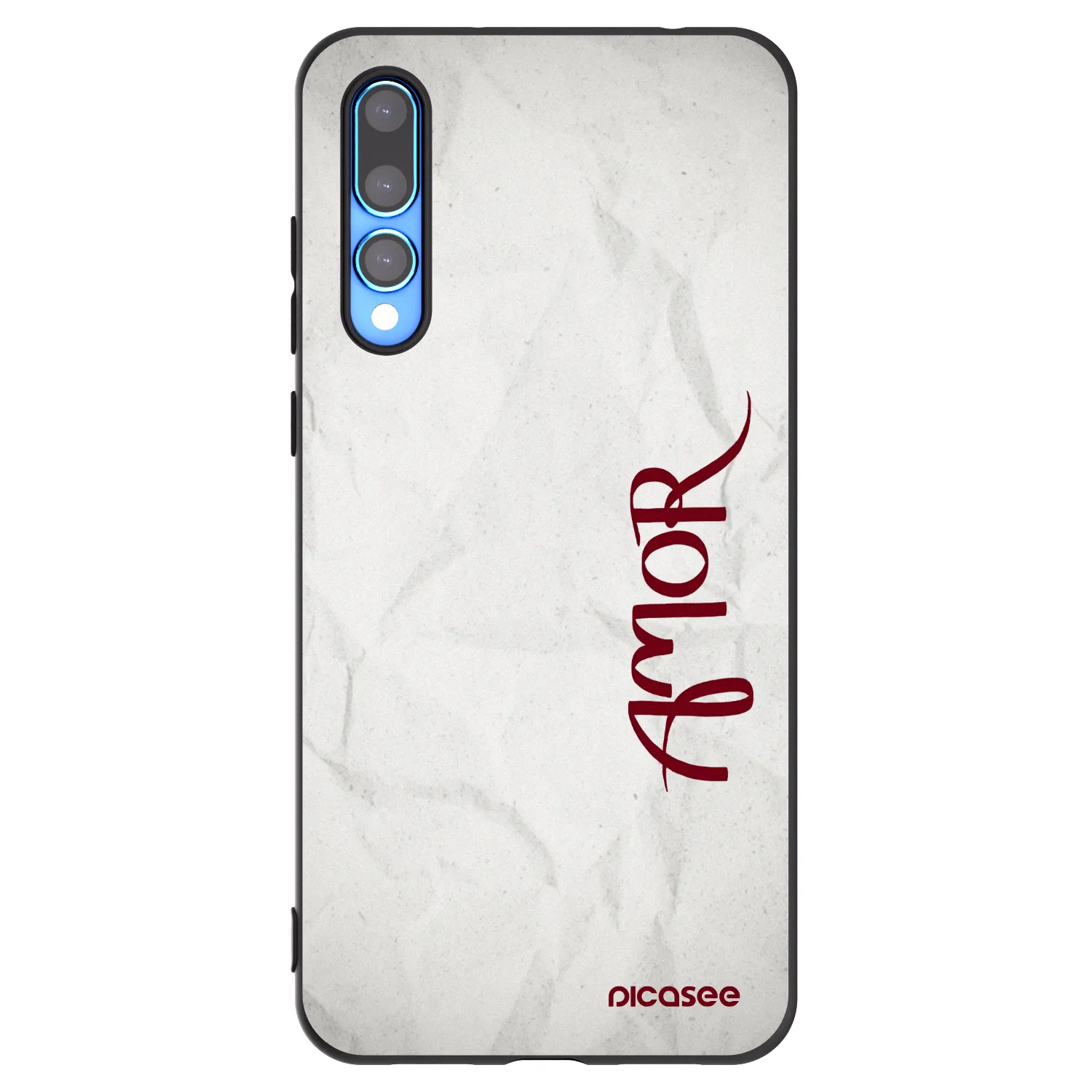 Picasee silikonski črni ovitek za Huawei P20 Pro - Amor