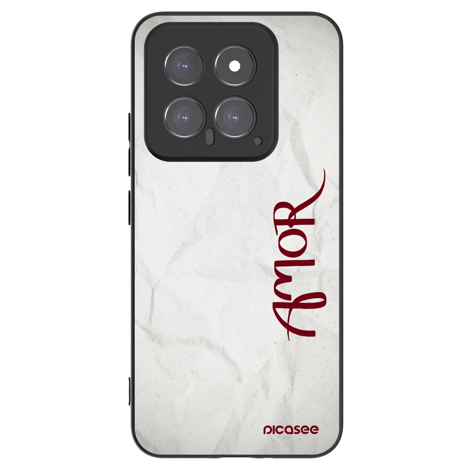 Picasee silikonski črni ovitek za Xiaomi 14 - Amor