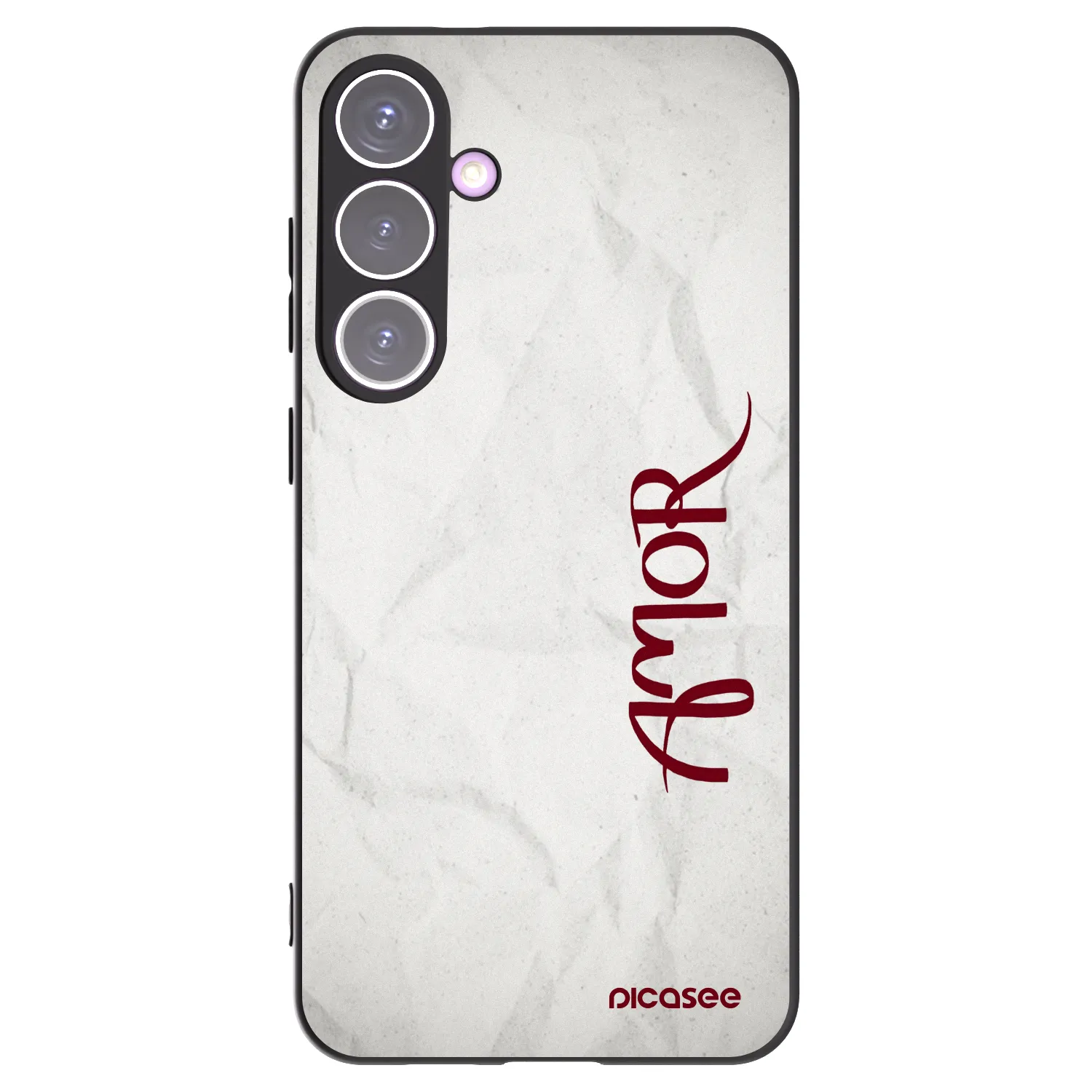 Picasee silikonski črni ovitek za Samsung Galaxy S24+ S926B 5G - Amor
