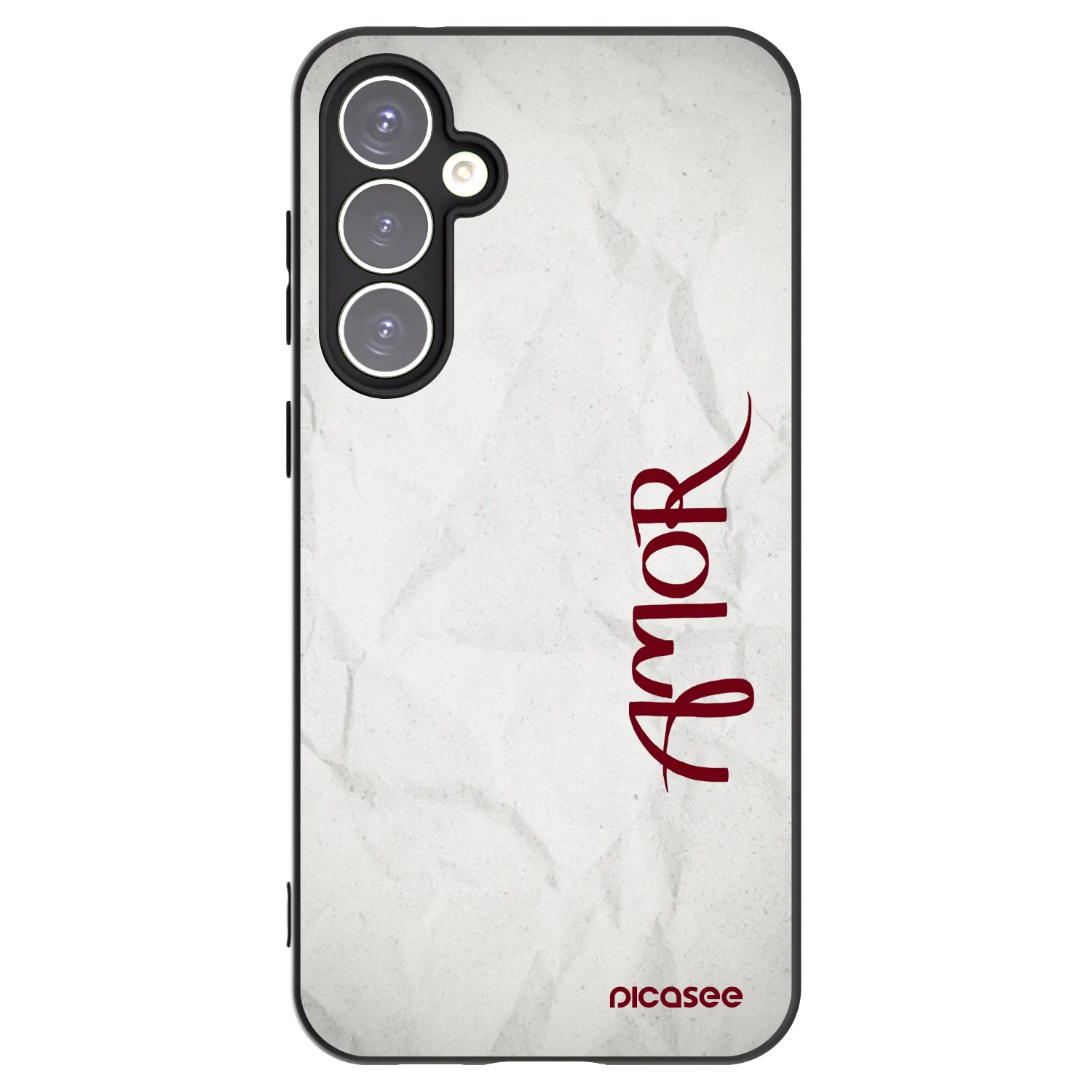 Picasee silikonski črni ovitek za Samsung Galaxy S23 FE S711B - Amor