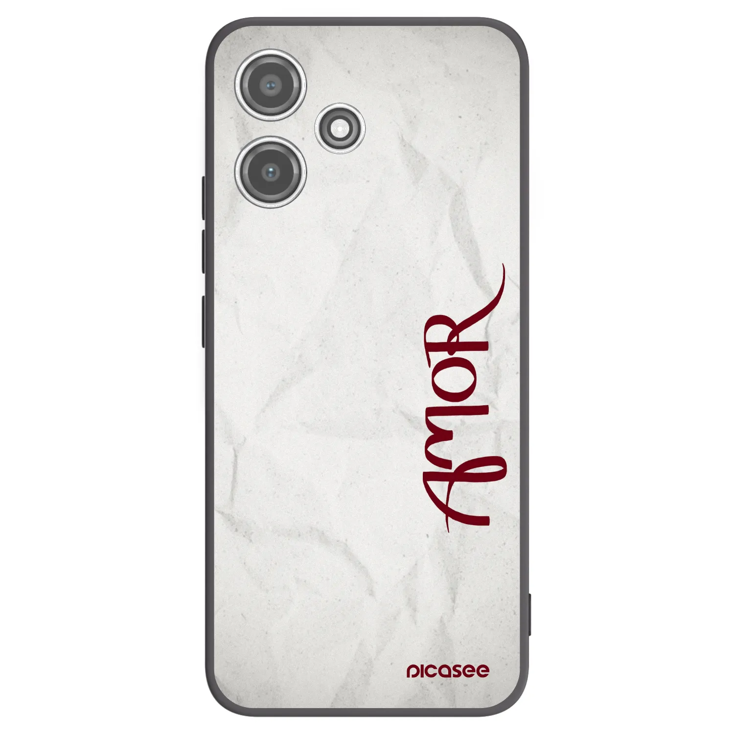 Picasee silikonski črni ovitek za Xiaomi Redmi 12 5G - Amor