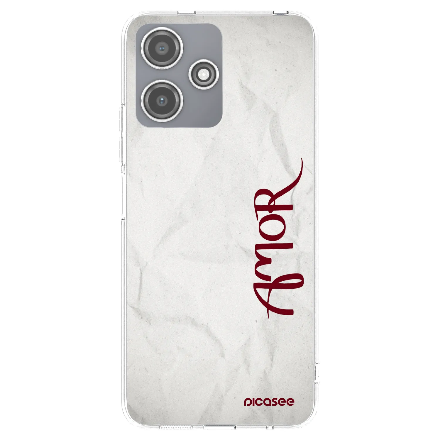 Picasee silikonski prozorni ovitek za Xiaomi Redmi 12 5G - Amor