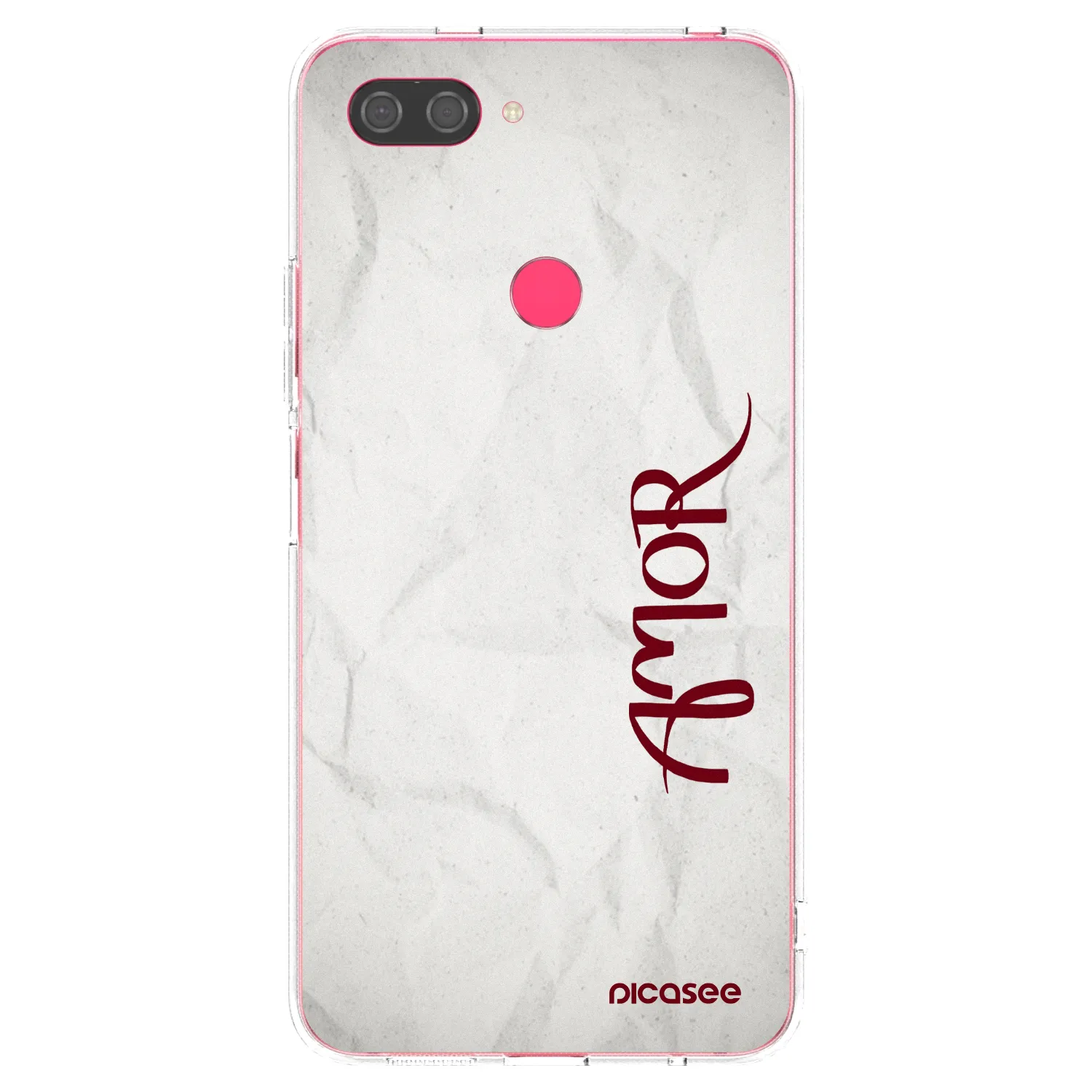 Picasee silikonski prozorni ovitek za Xiaomi Mi 8 Lite - Amor